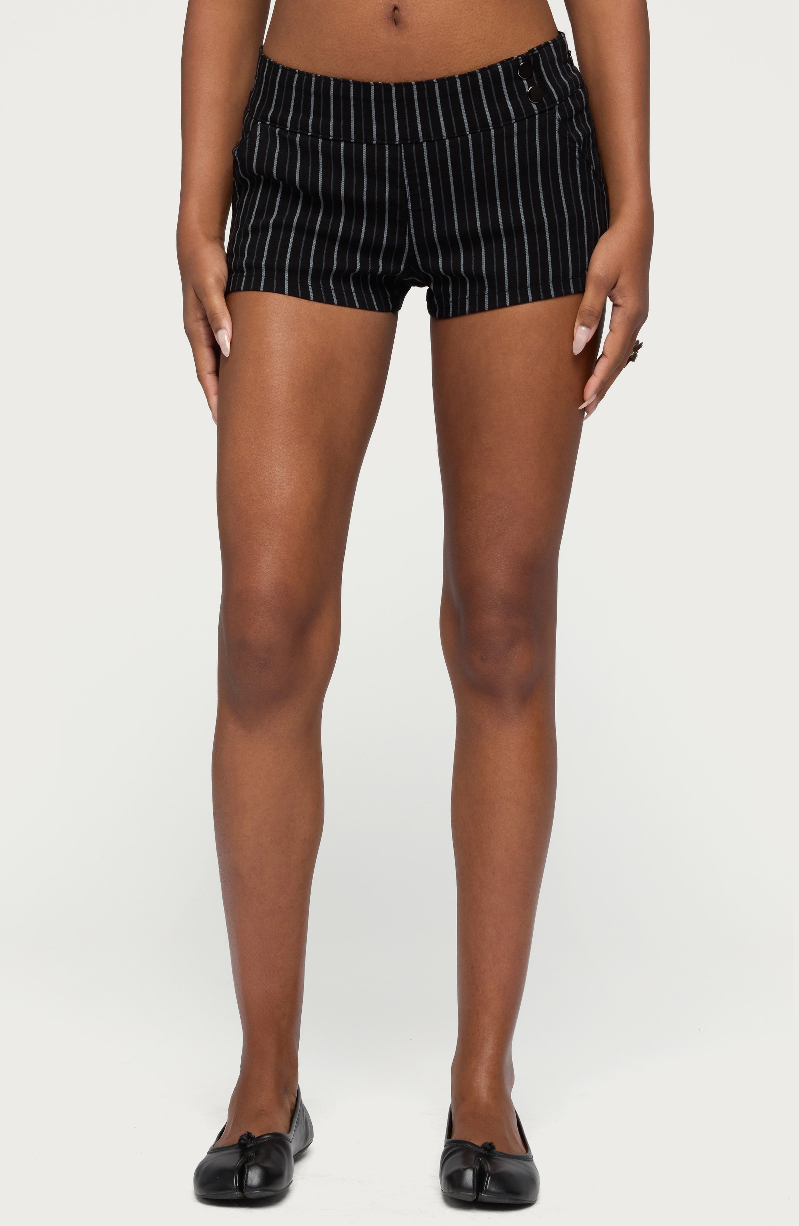 Violetta Stripe Microshorts - image 1
