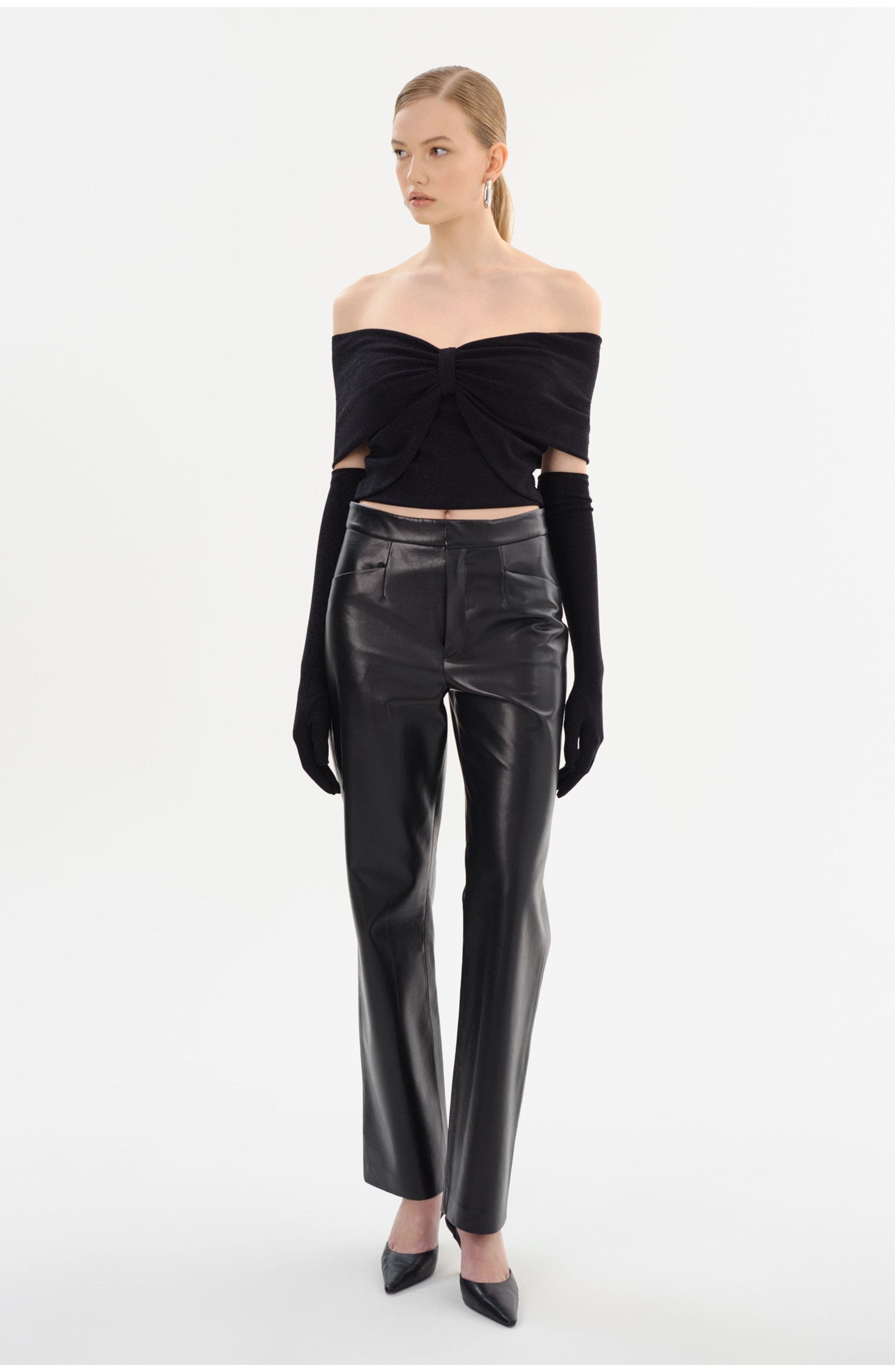 Camelia | Lurex Knit Top - image 1