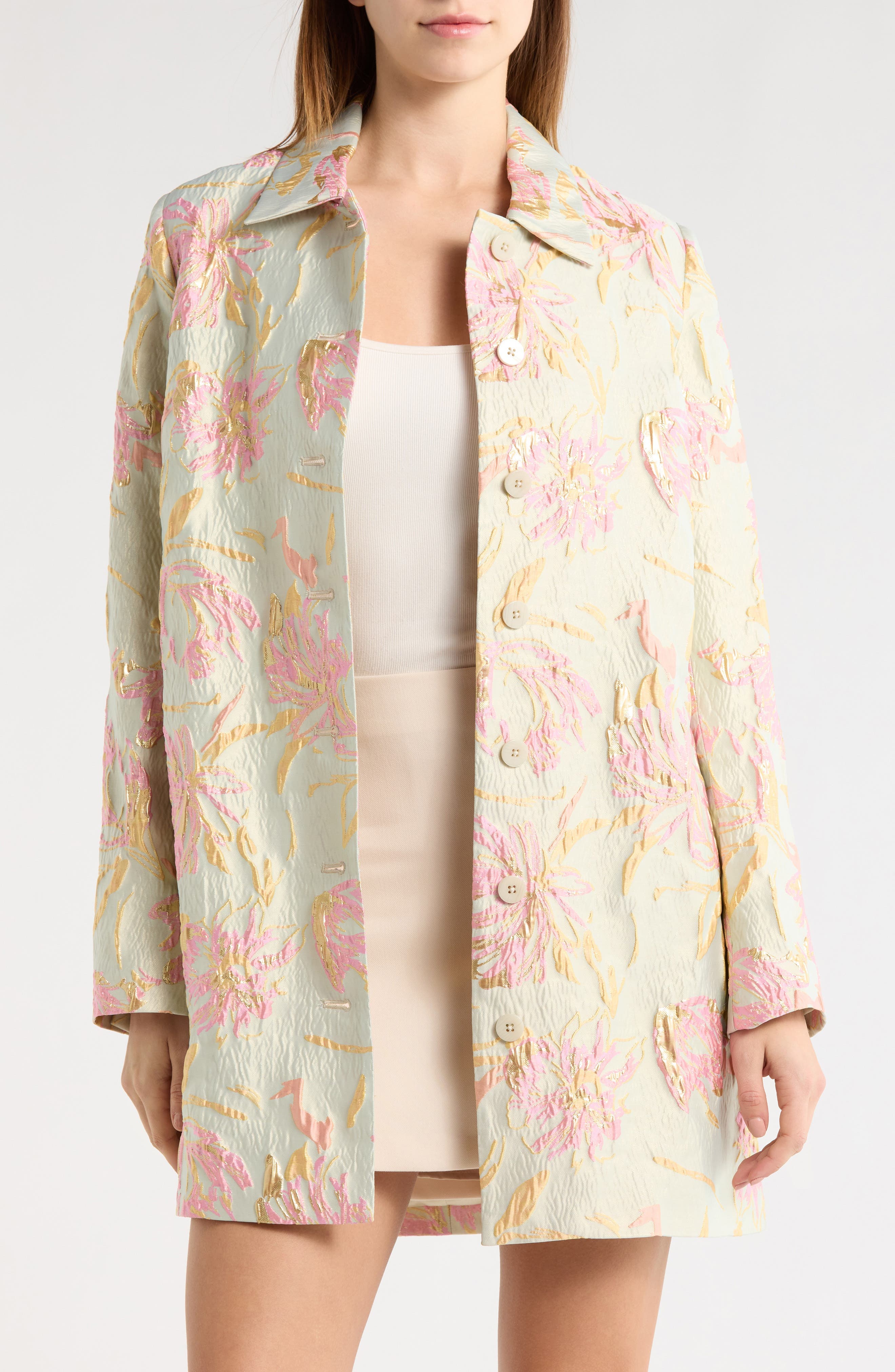Halton Floral Jacquard Jacket - image 1