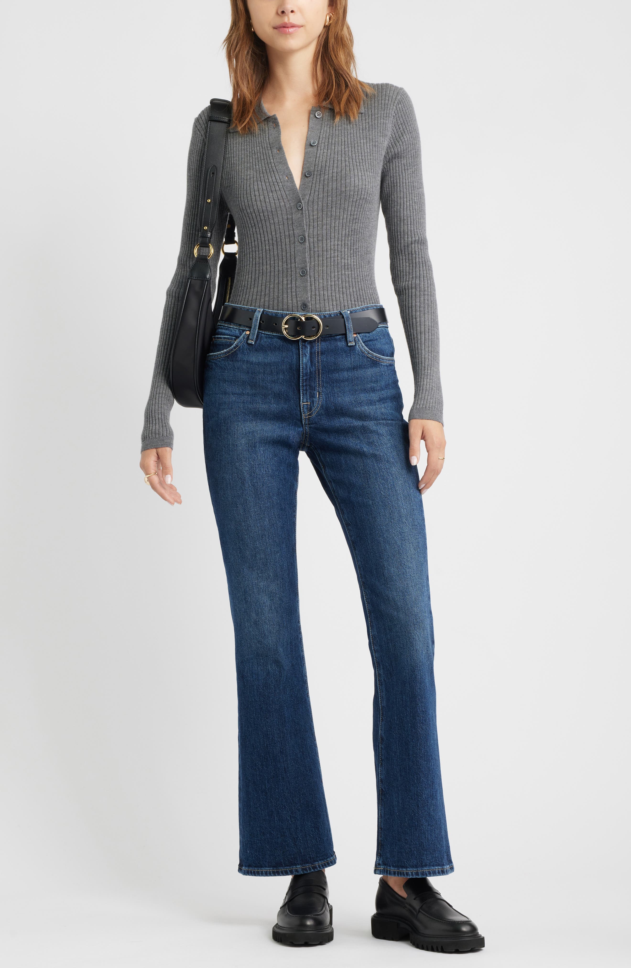 Collared Merino Wool Cardigan - image 2
