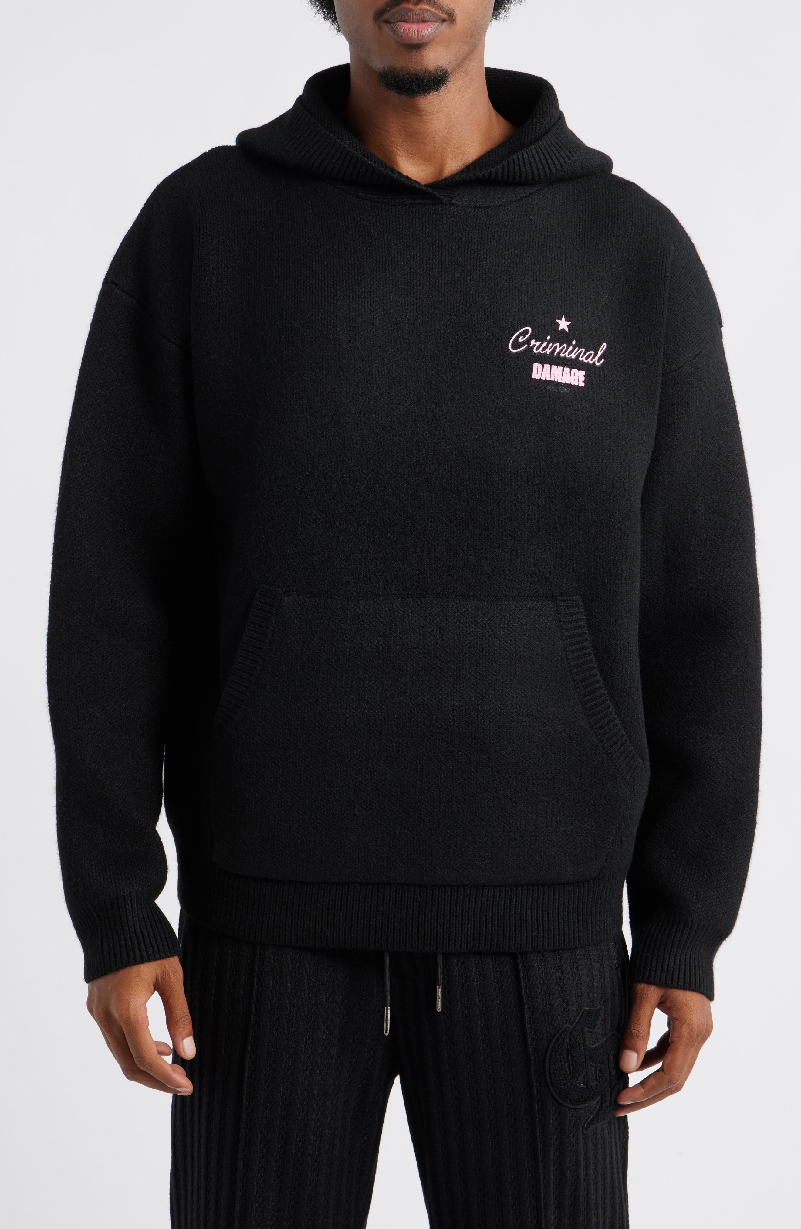 Striptease Knit Hoodie - image 1
