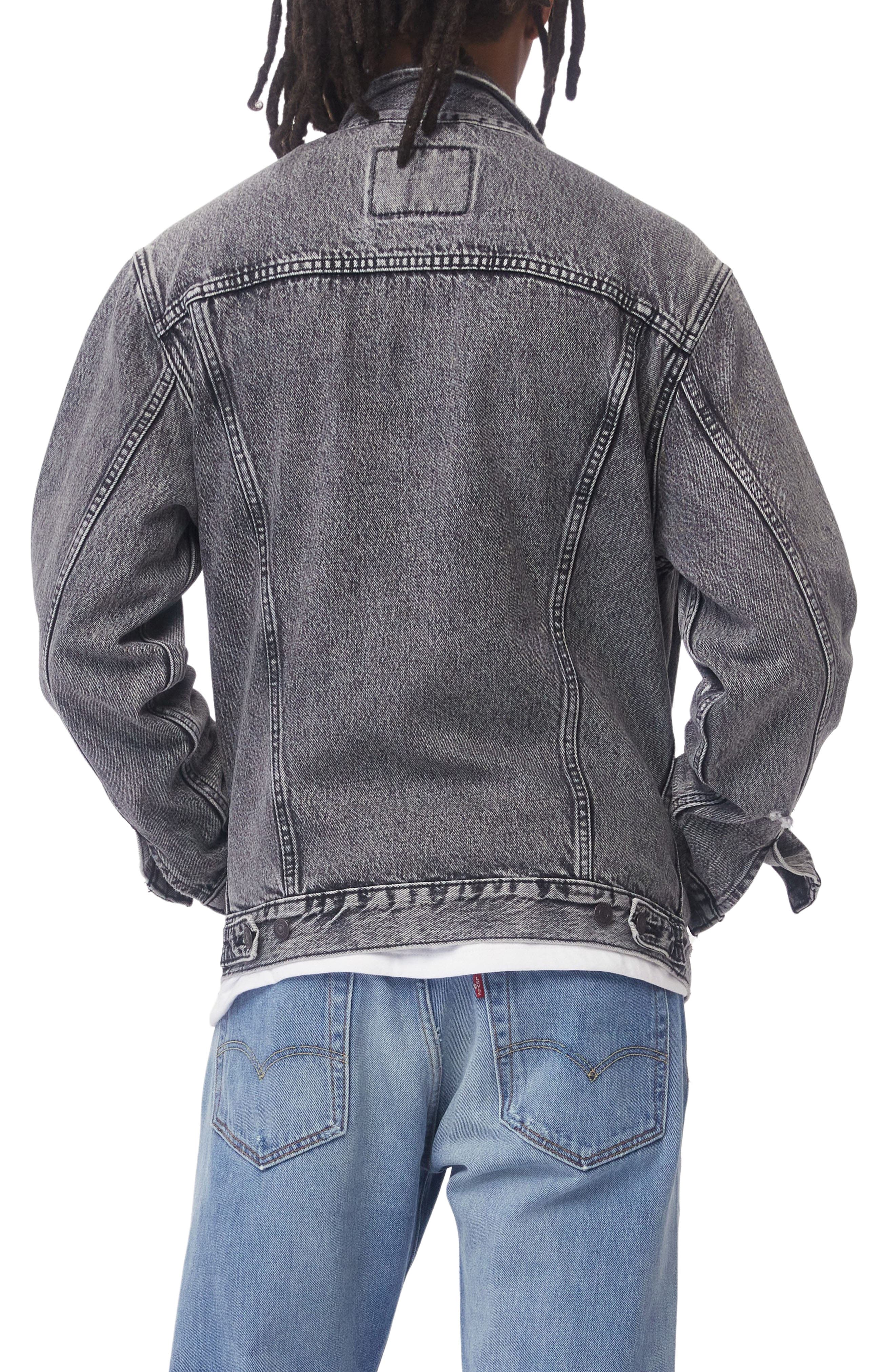 Relaxed Fit Denim Trucker Jacket - image 2