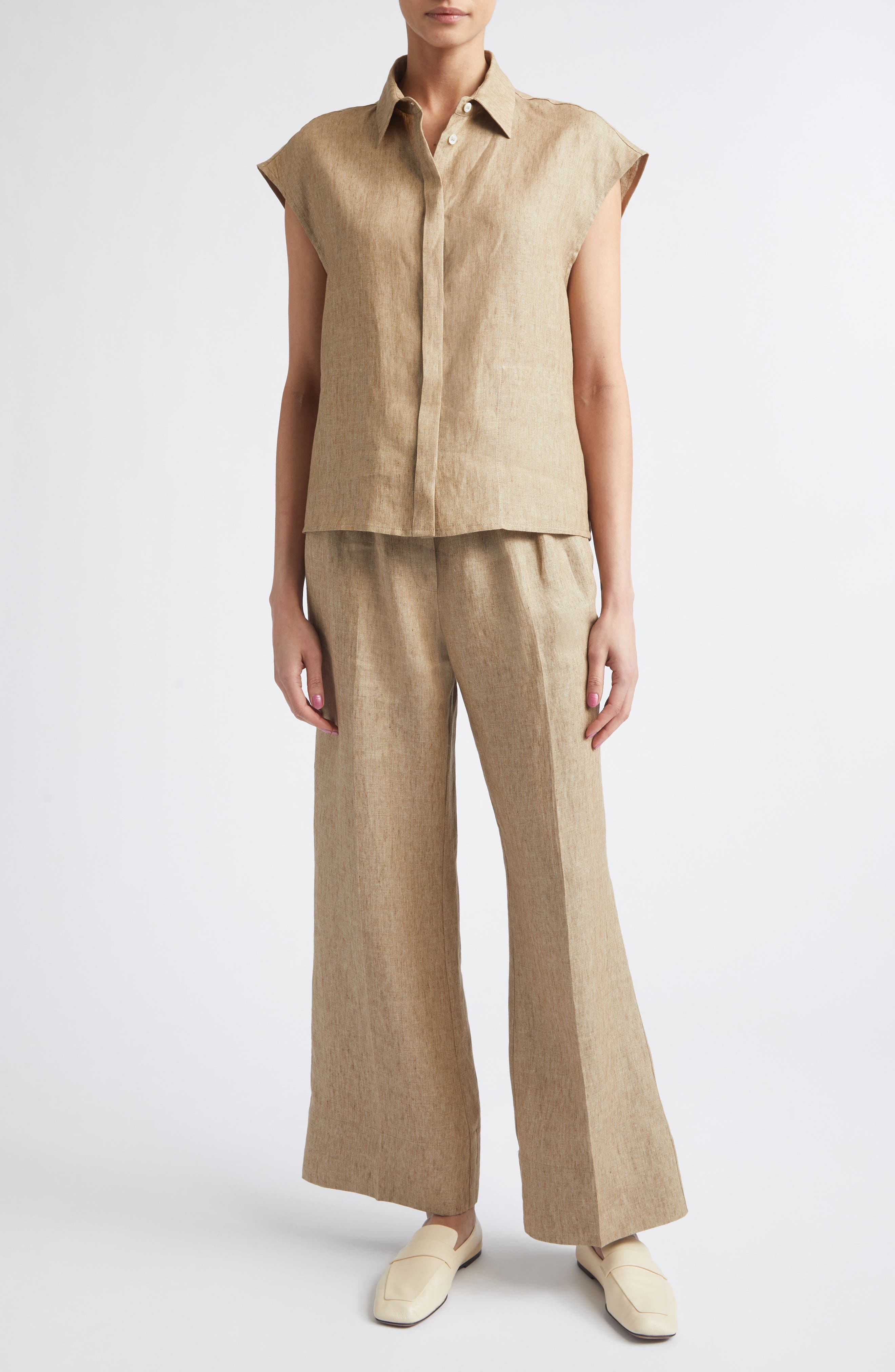New Linen Water Repellent Drawstring Pants - image 2