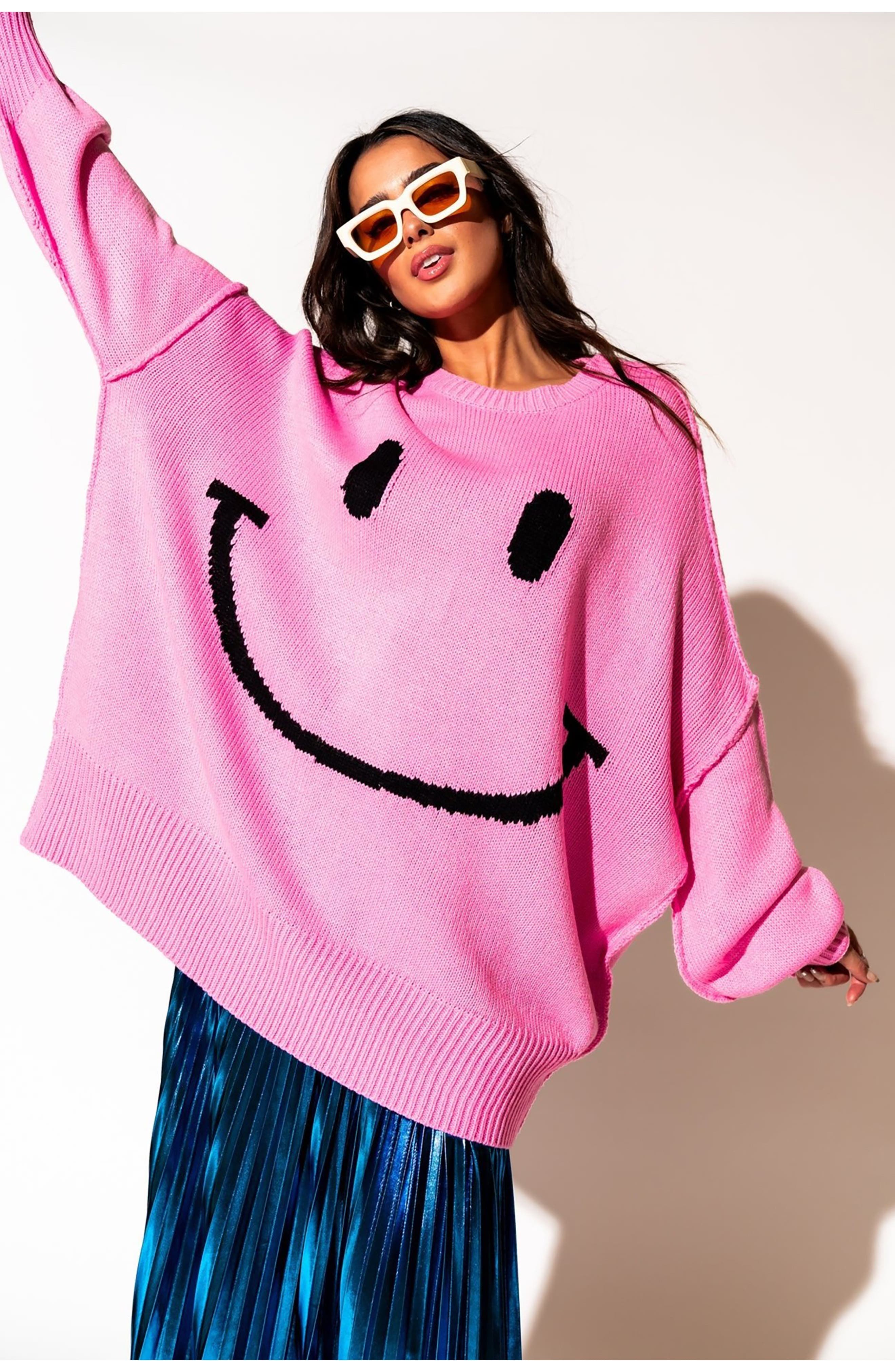 Smile Seratonin Oversize Sweater - image 2