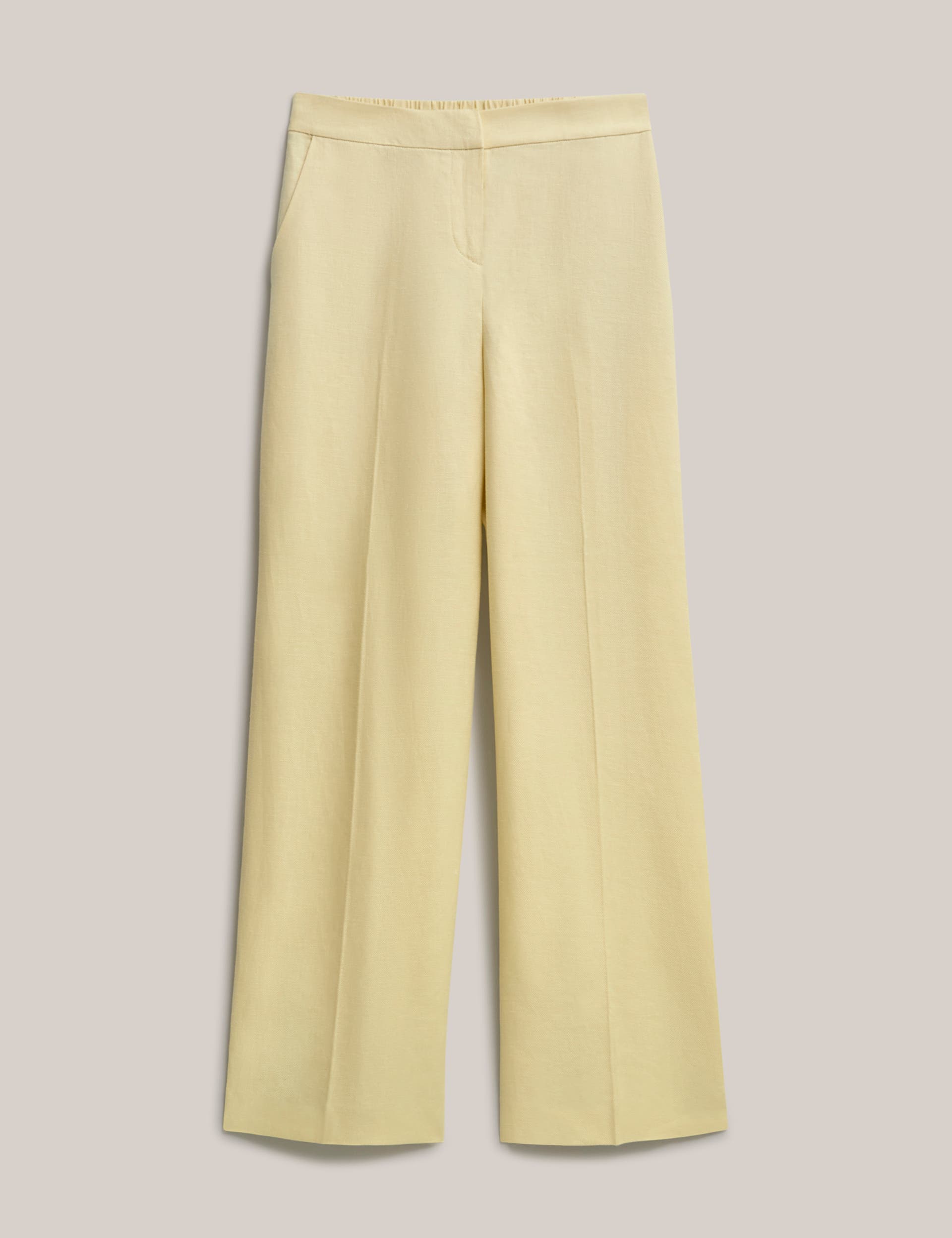 Adalee High-Waist Linen Trousers - image 2