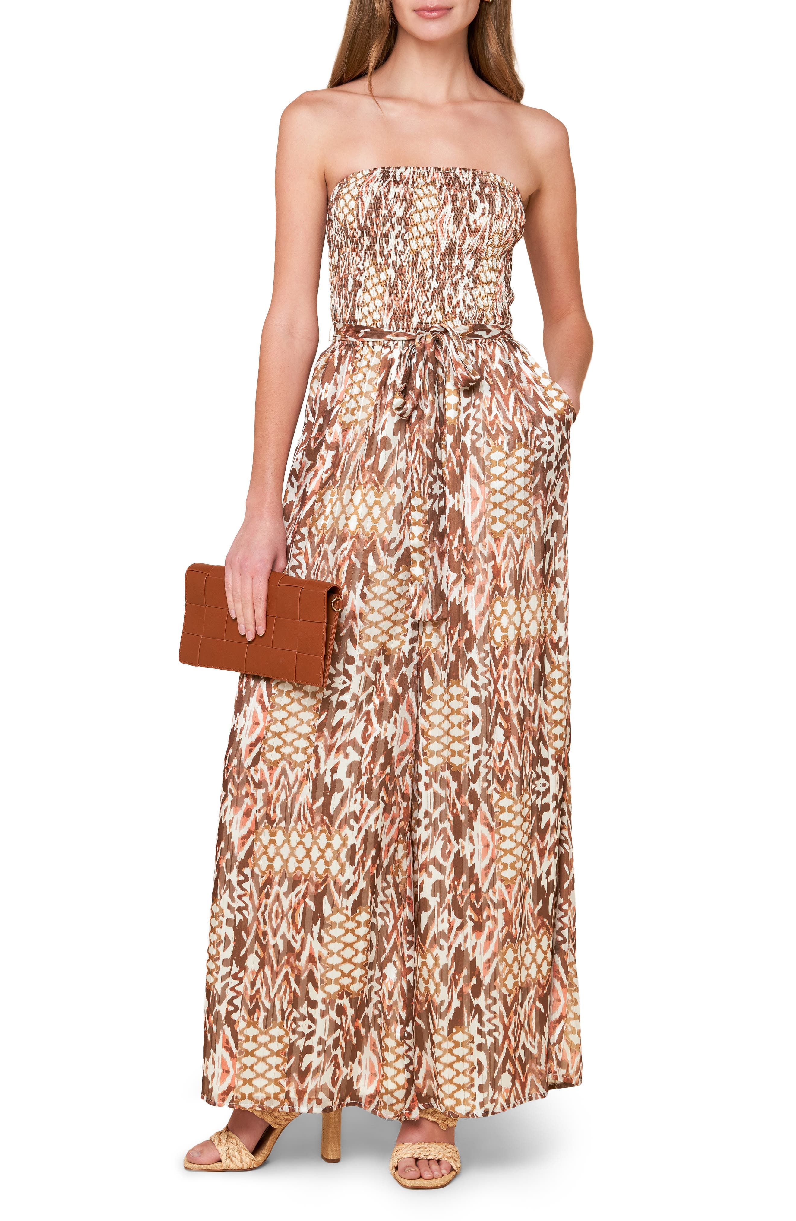 Strapless Wide Leg Jumpsuit - image 1