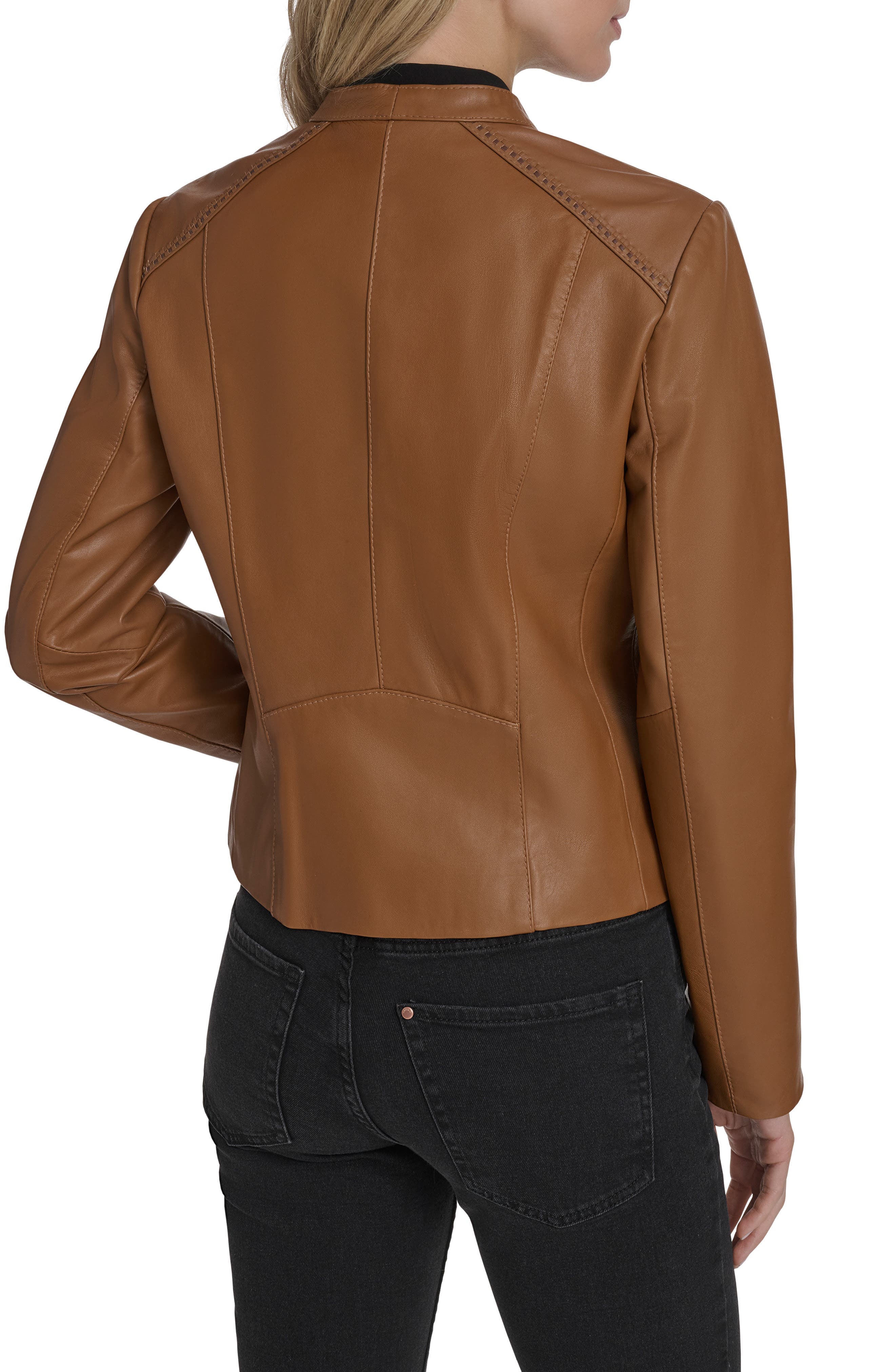 Band Collar Racer Jacket - image 4