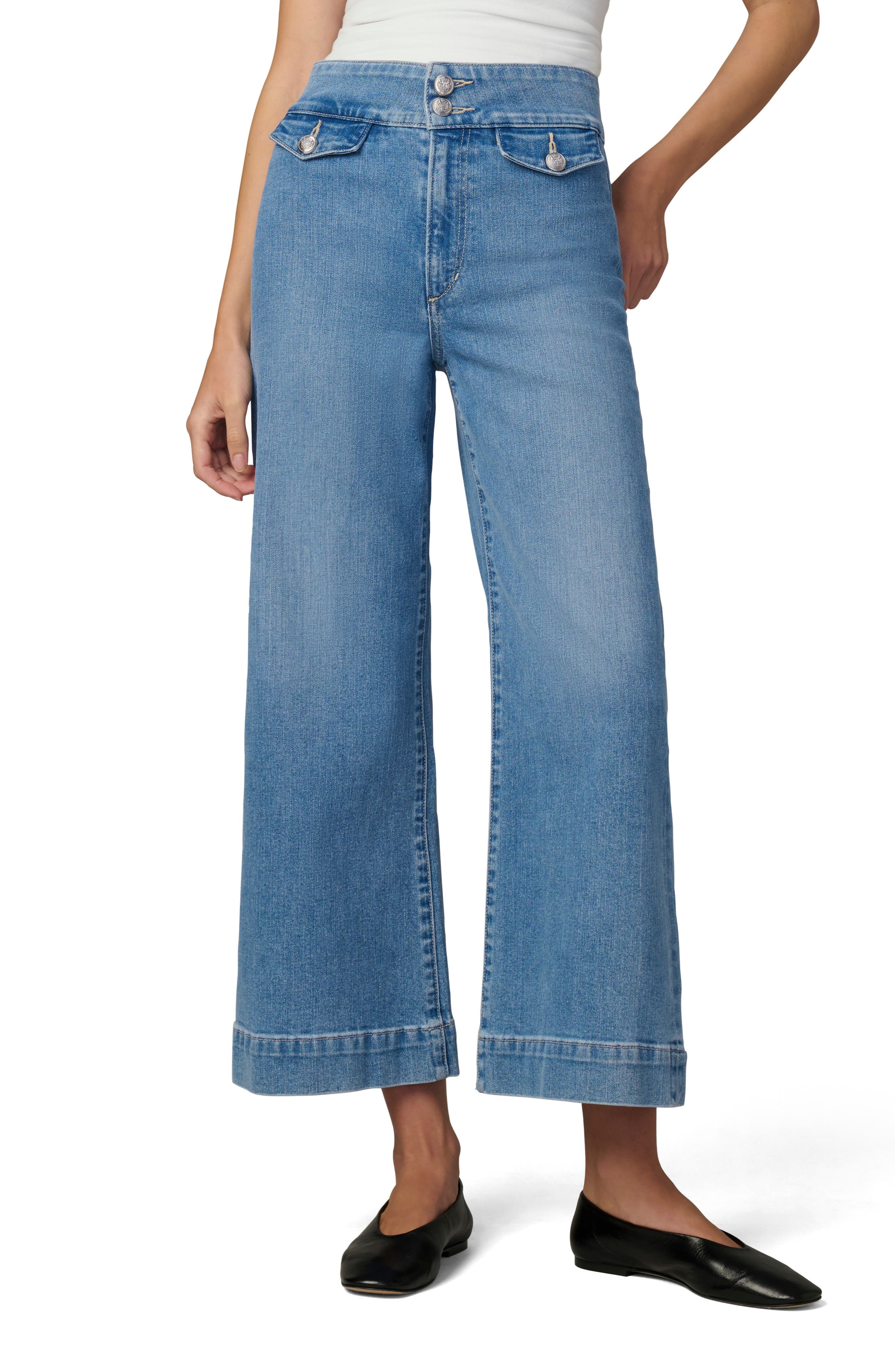 The Ellia Ankle Wide Leg Jeans - image 1