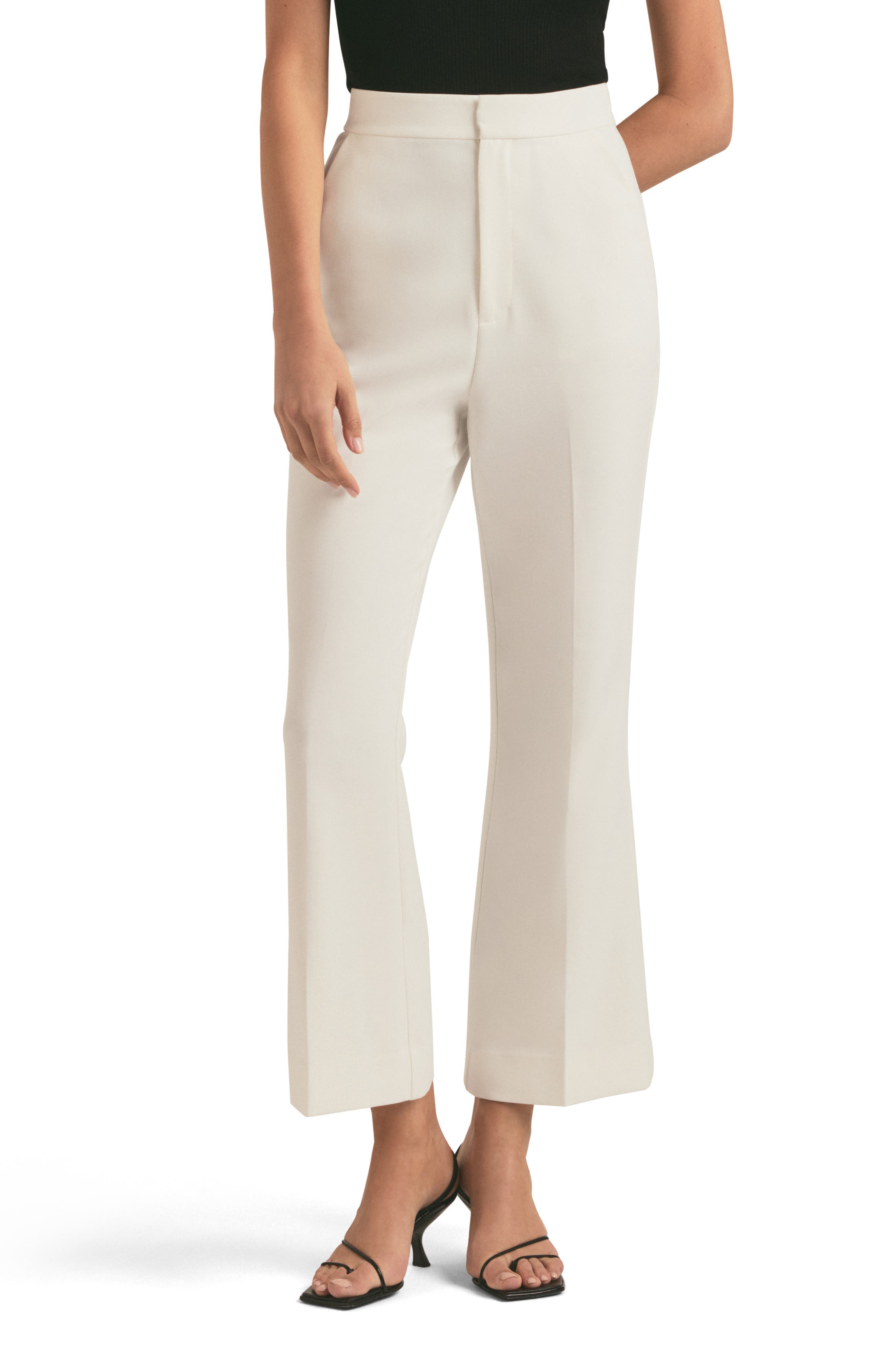 The Phoebe Crop Flare Pants - image 1