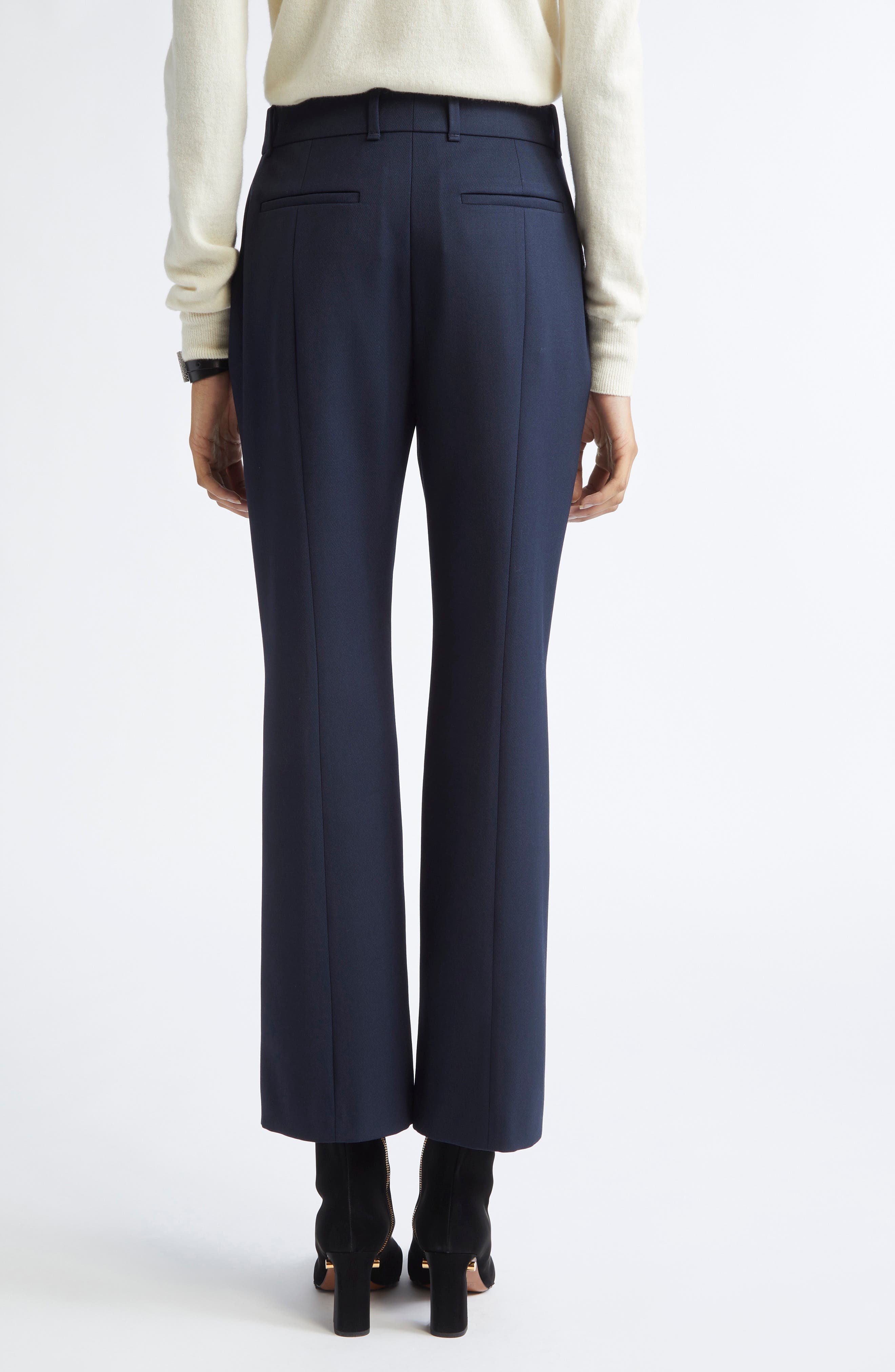 Wool Cavalry Twill Straight Leg Pants - image 2