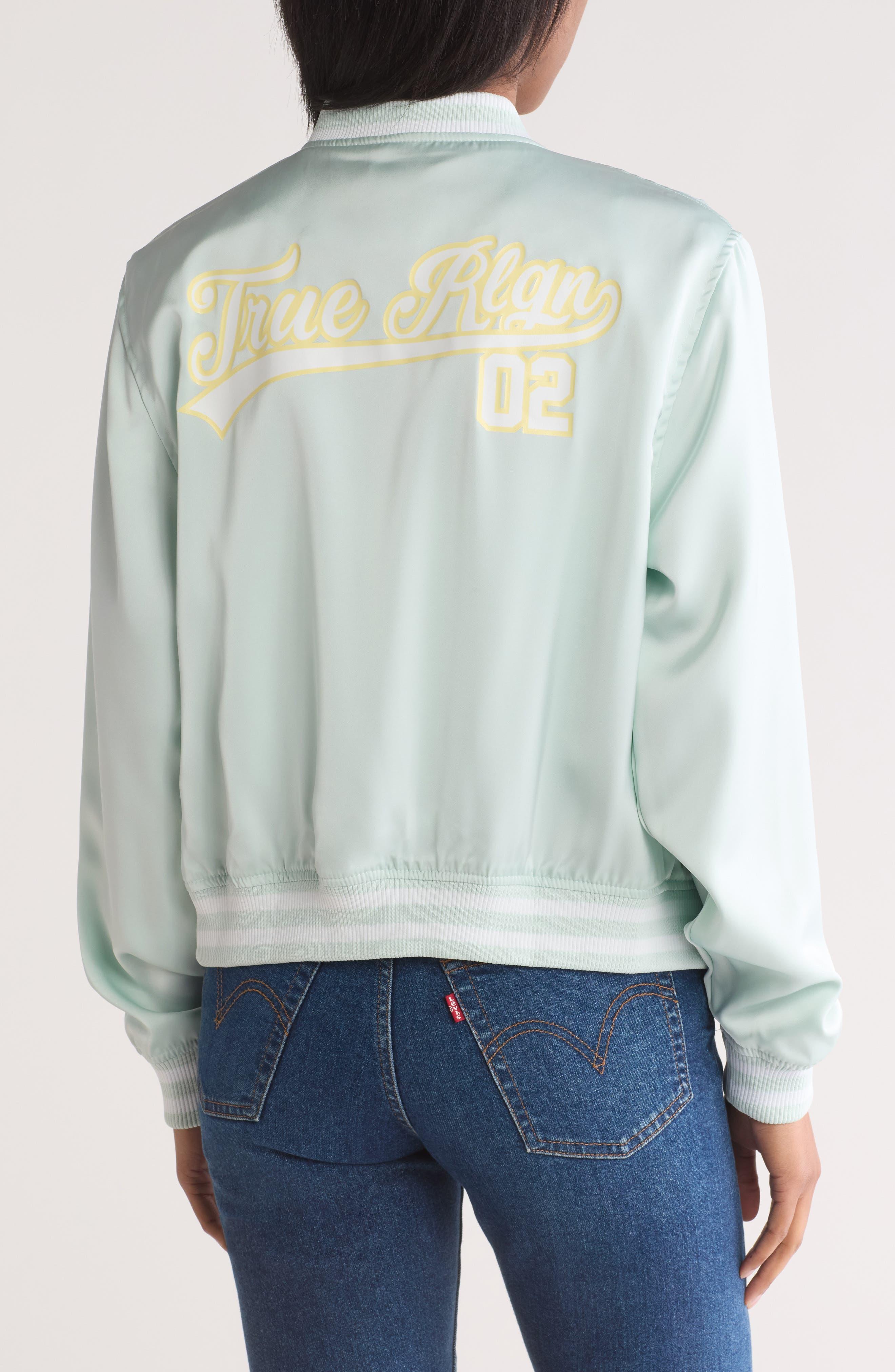 Satin Varsity Jacket - image 2