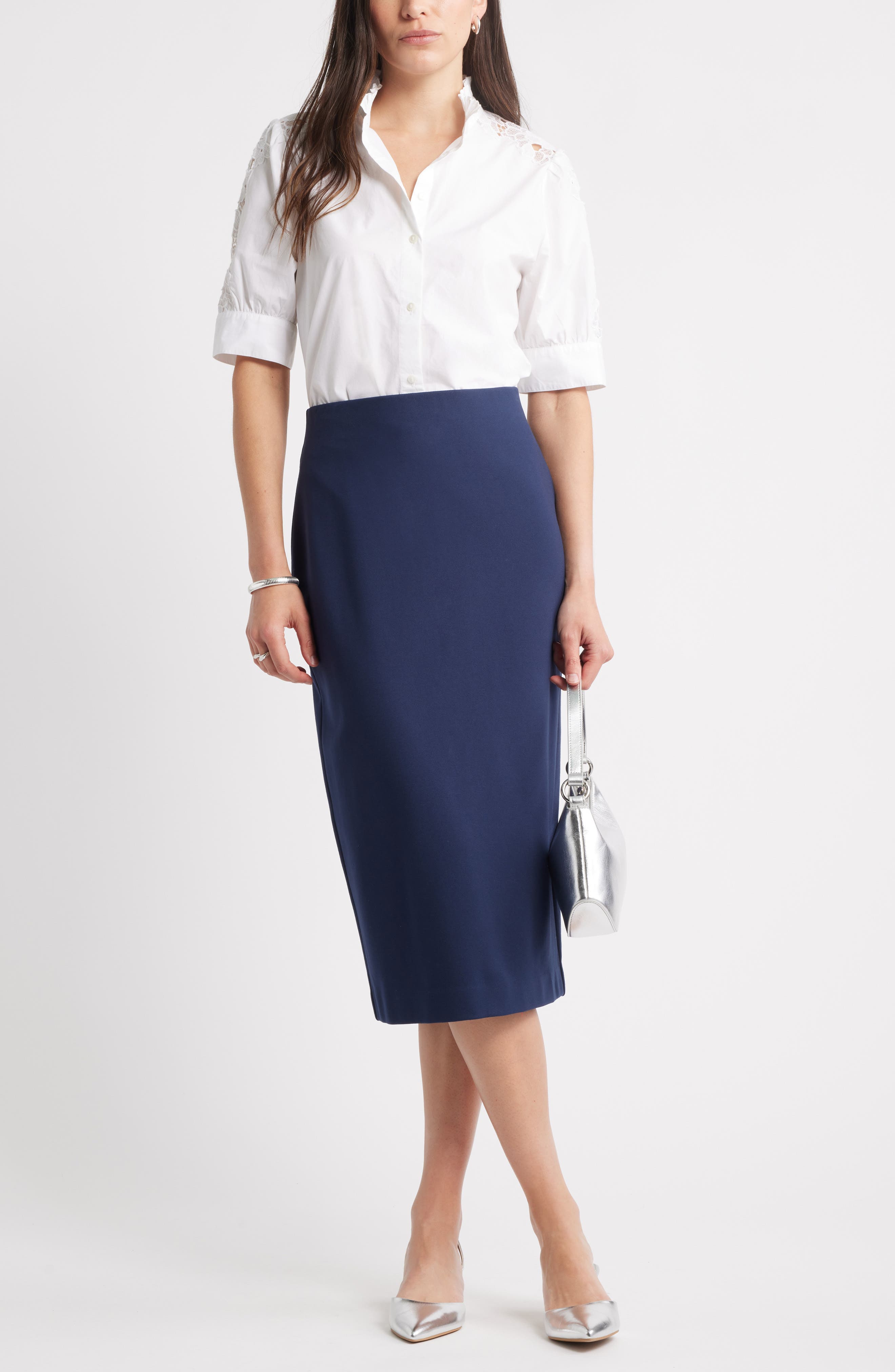 Ponte Pencil Skirt - image 2