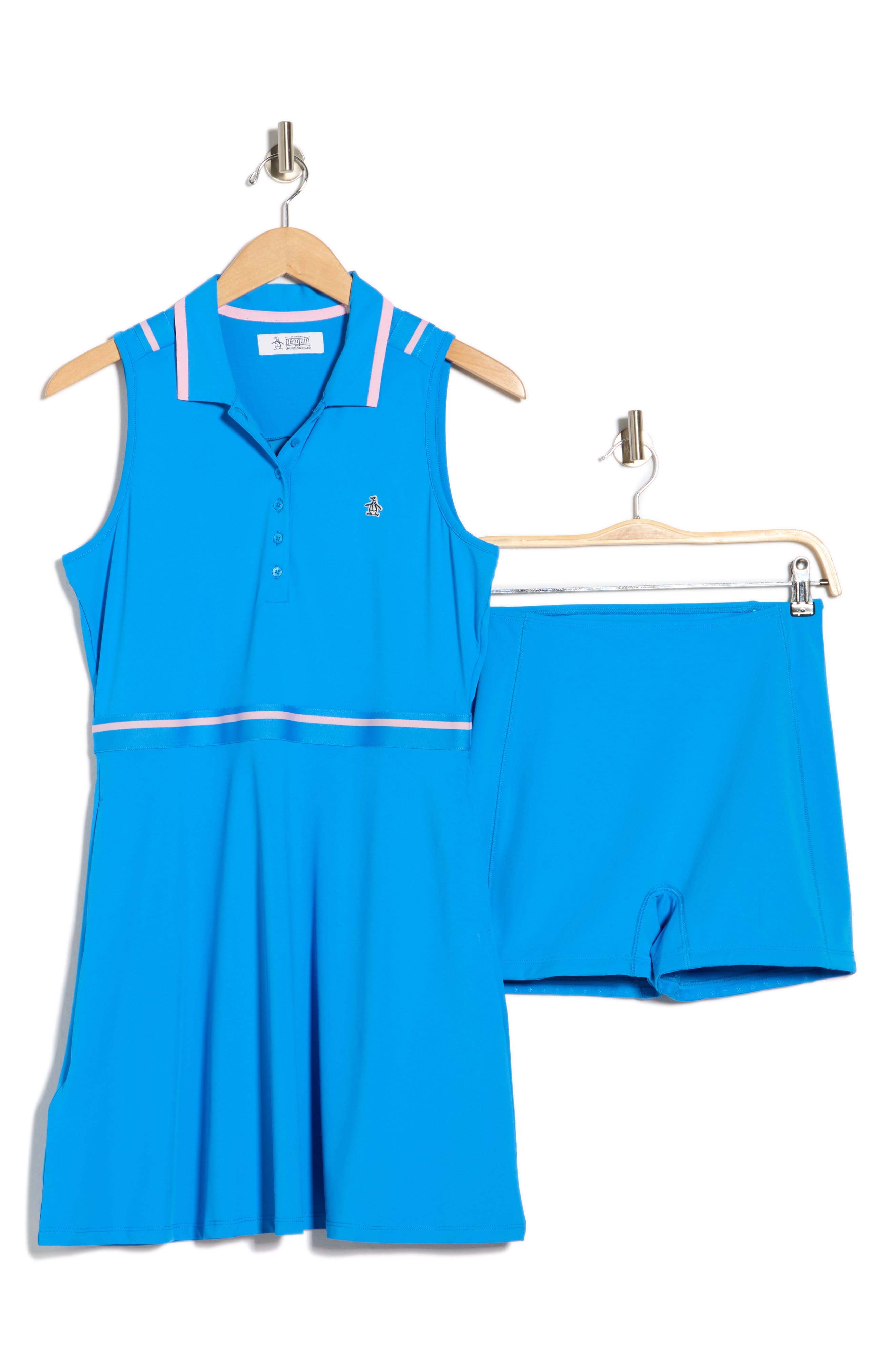 Colorblock Tennis Dress & Shorts Set