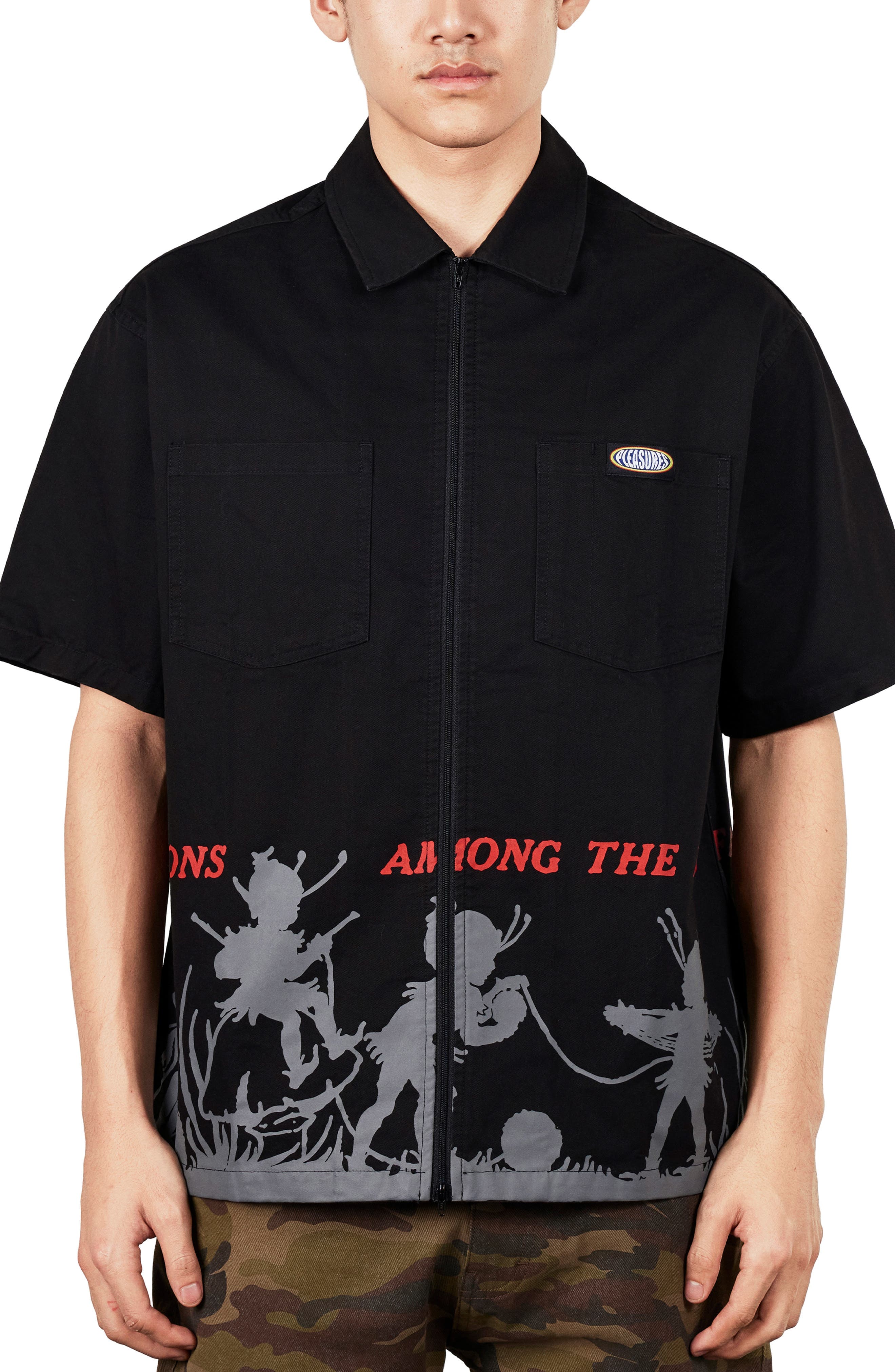 Fairies Relaxed Fit Cotton Zip Shirt - image 1