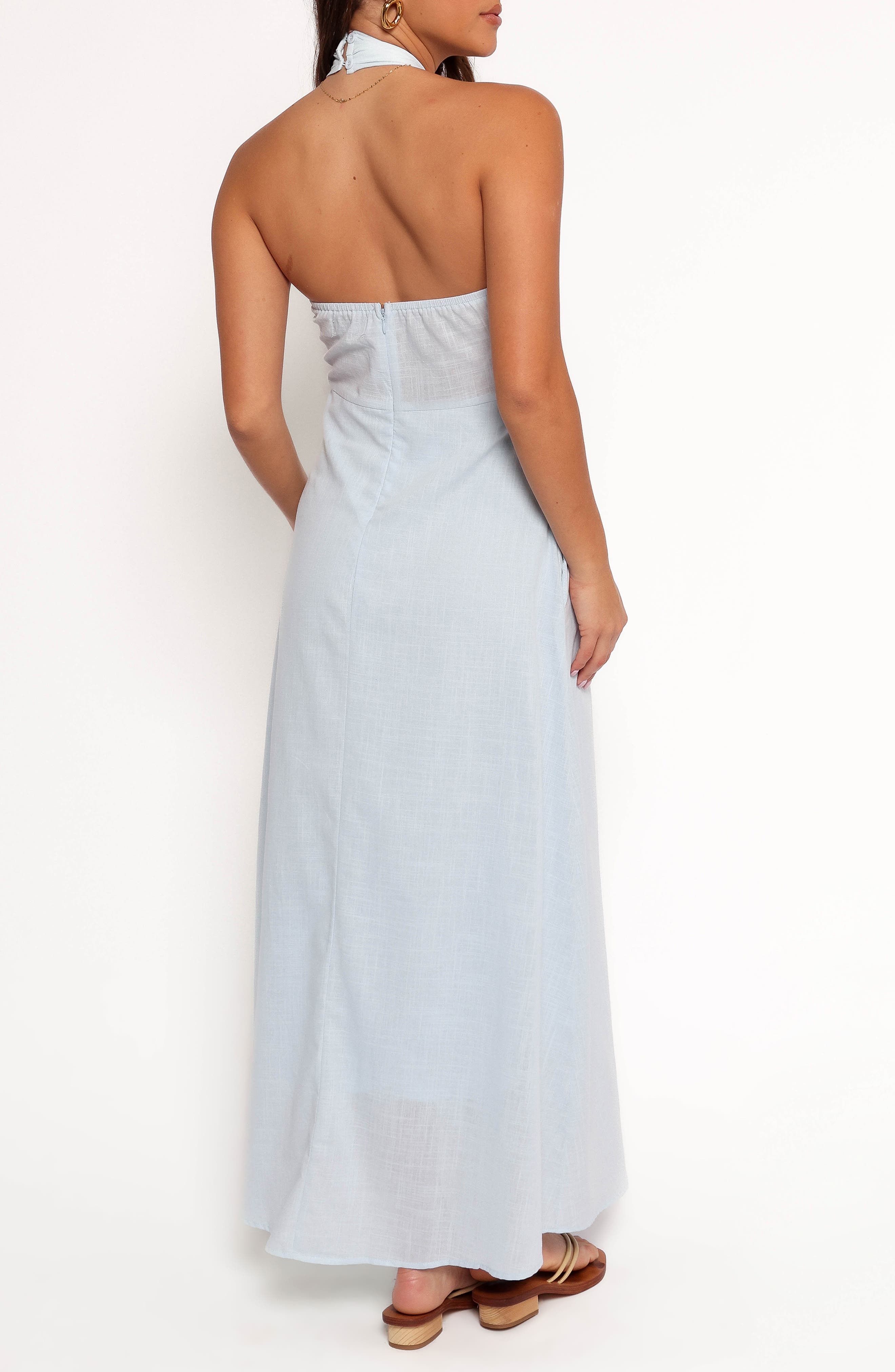Betsy Halter Neck Cotton Maxi Dress - image 2