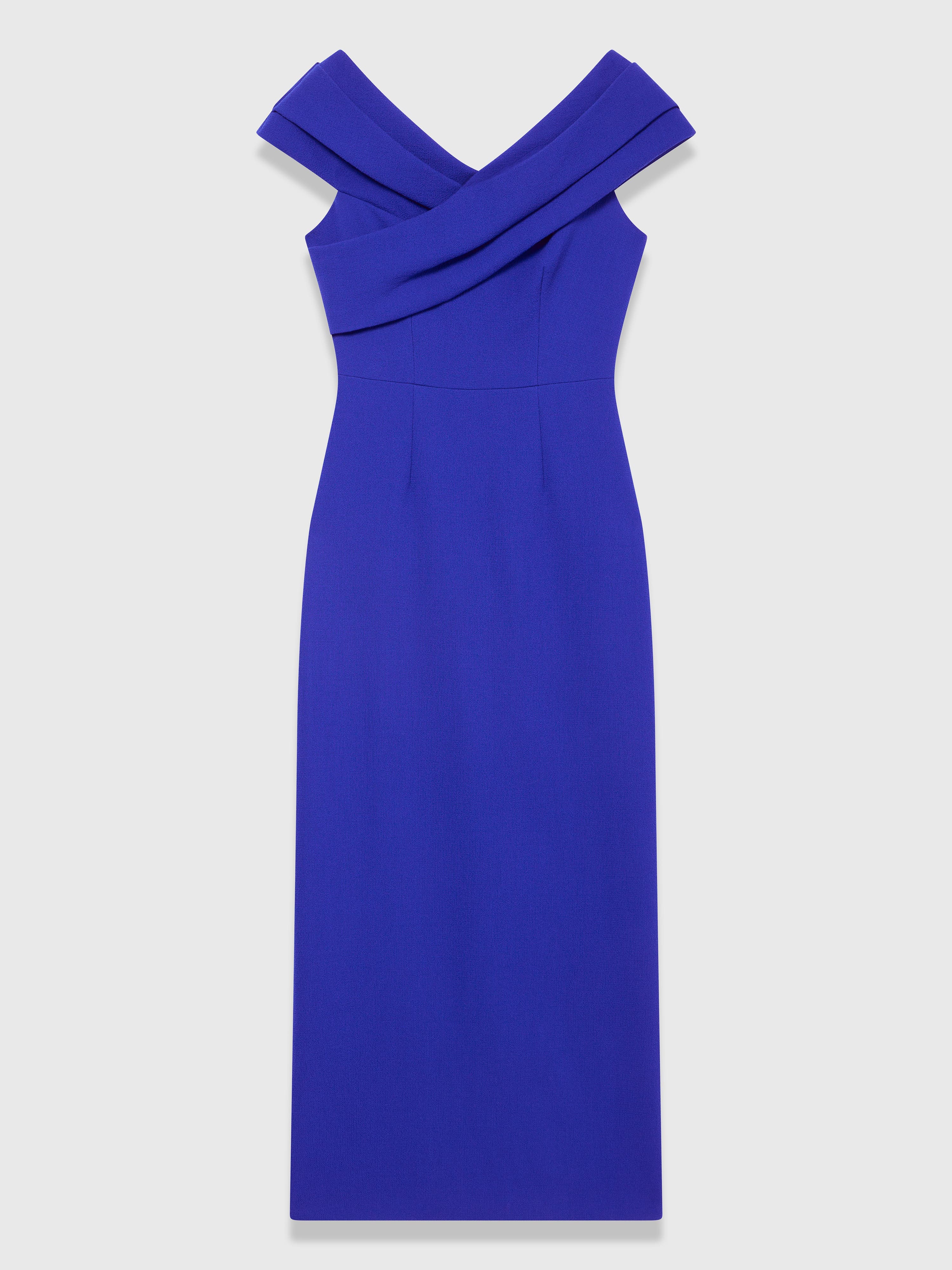 Bodycon Short Sleeve V-Neck Midi Dress - image 2