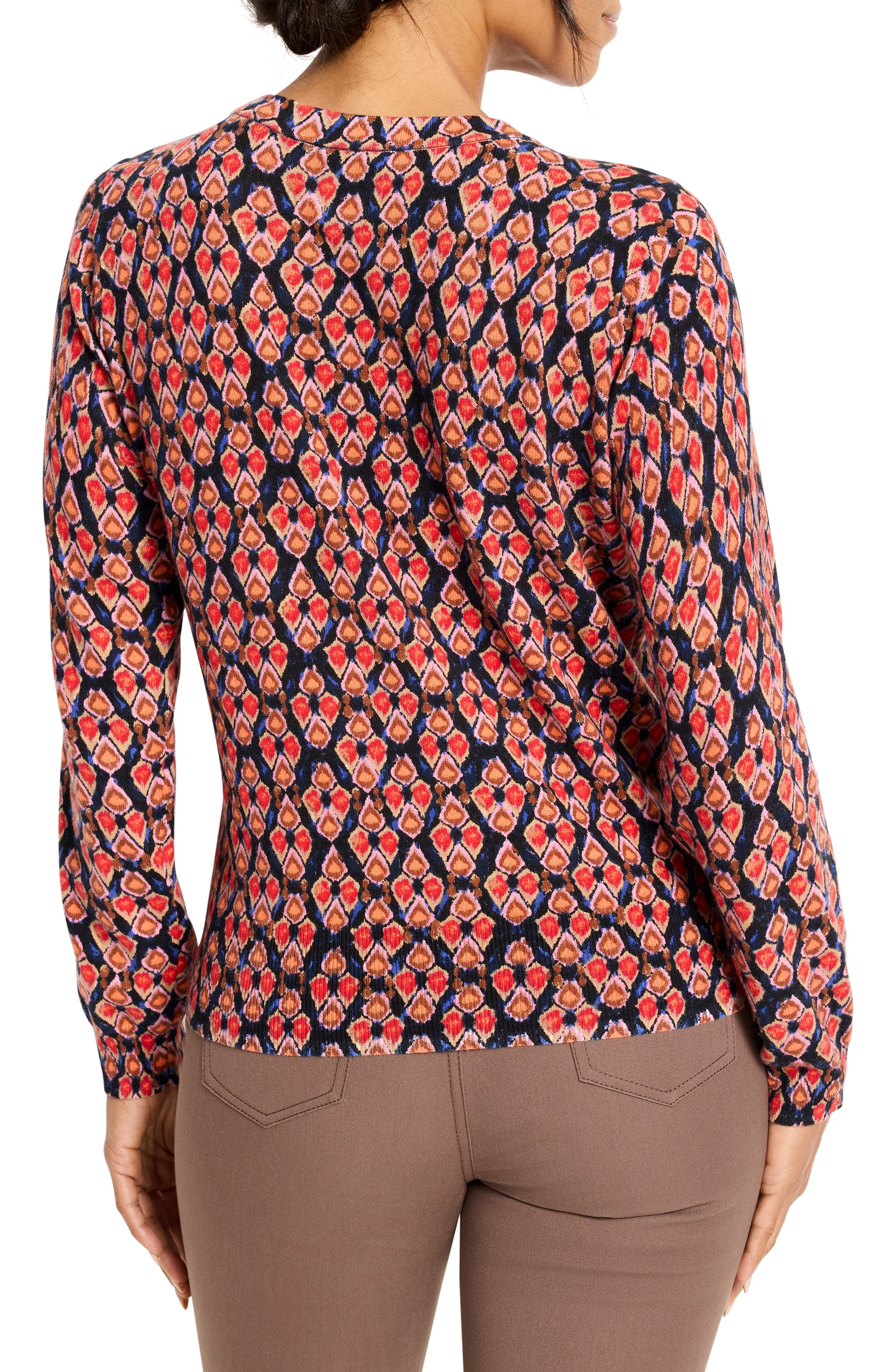Harvest Ikat Pure Cotton Crewneck Sweater - image 2