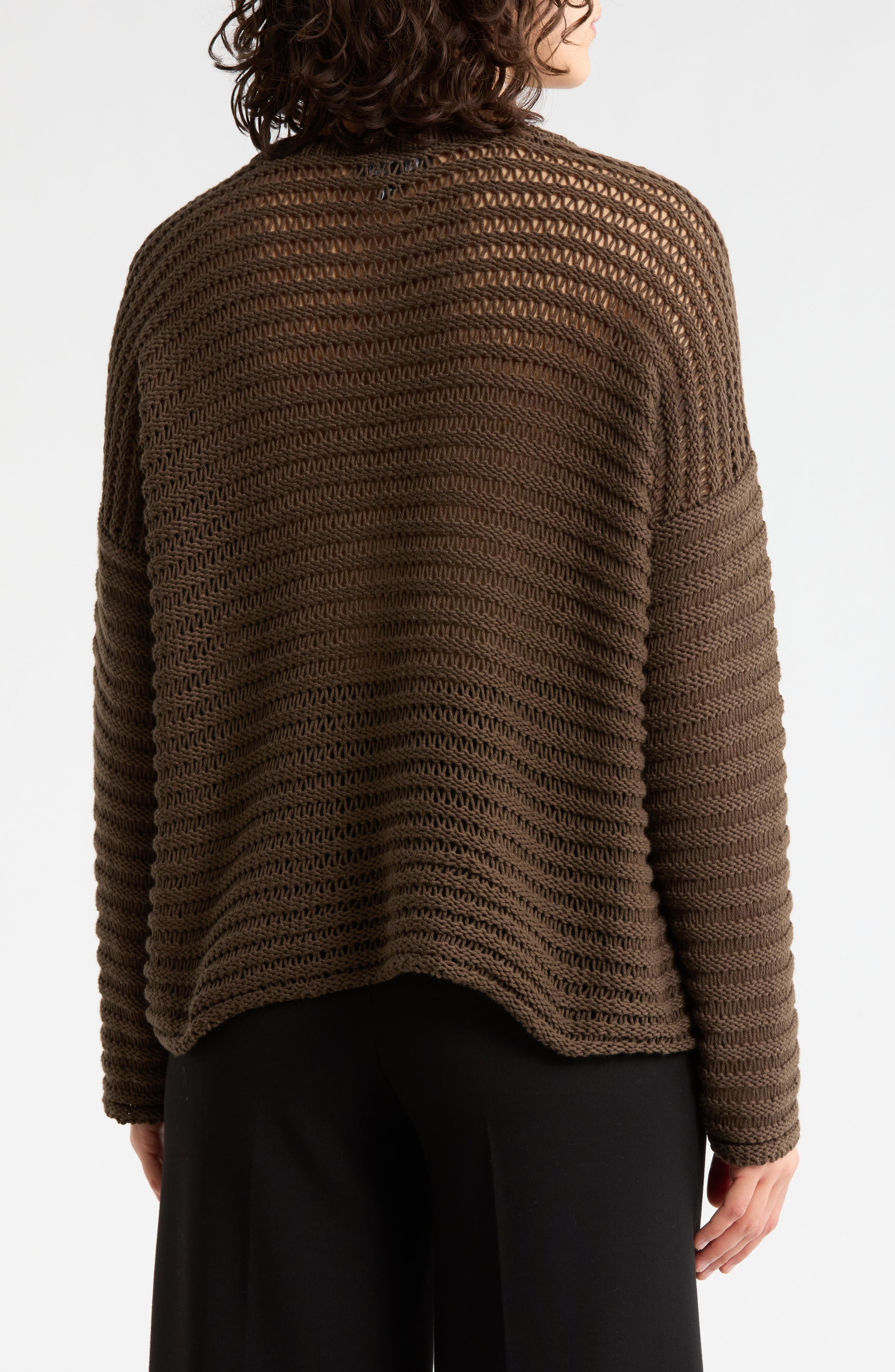 Crewneck Oversize Organic Cotton Sweater - image 4