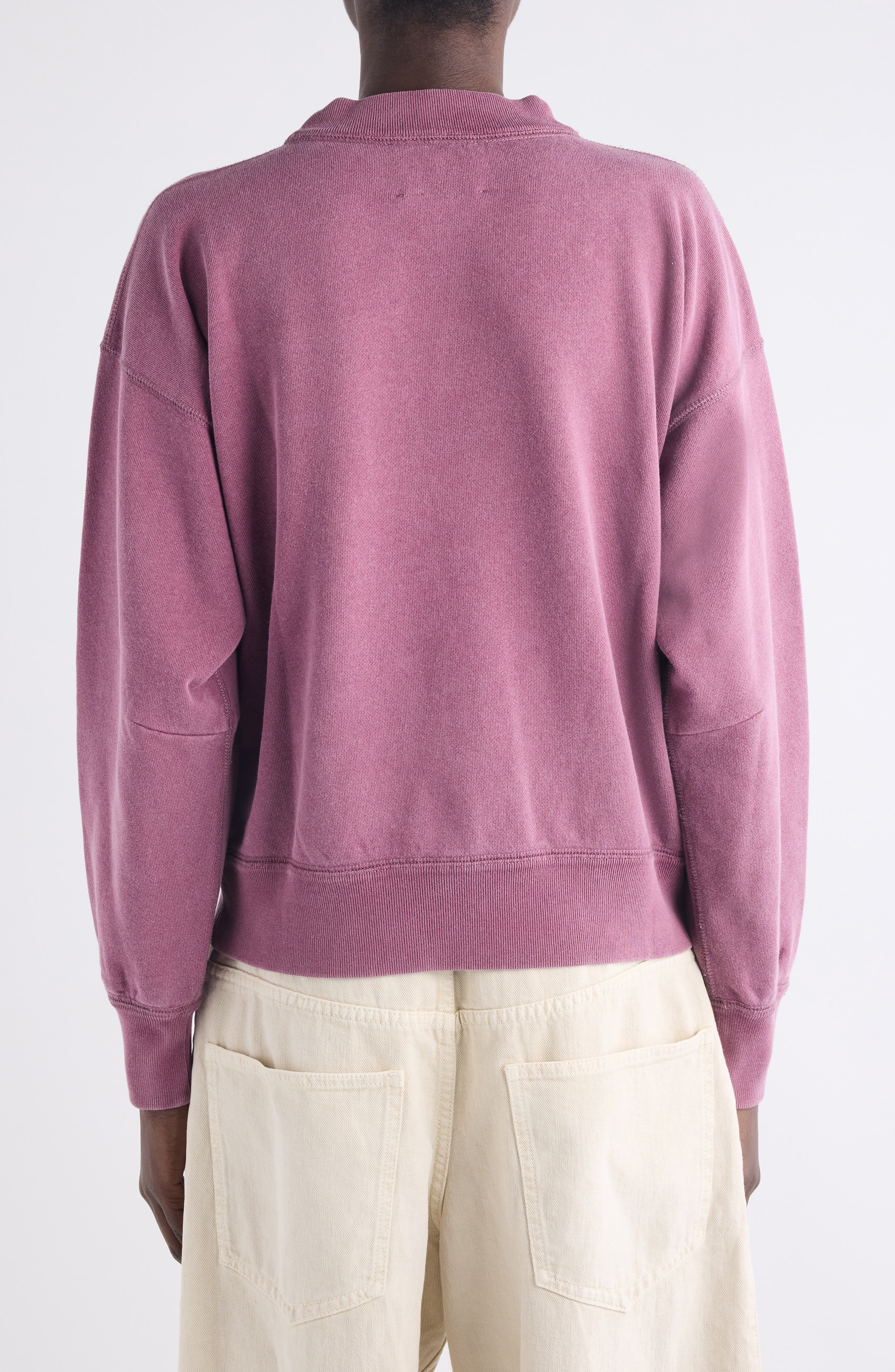 Moby Logo Detail Cotton Blend Sweater - image 2