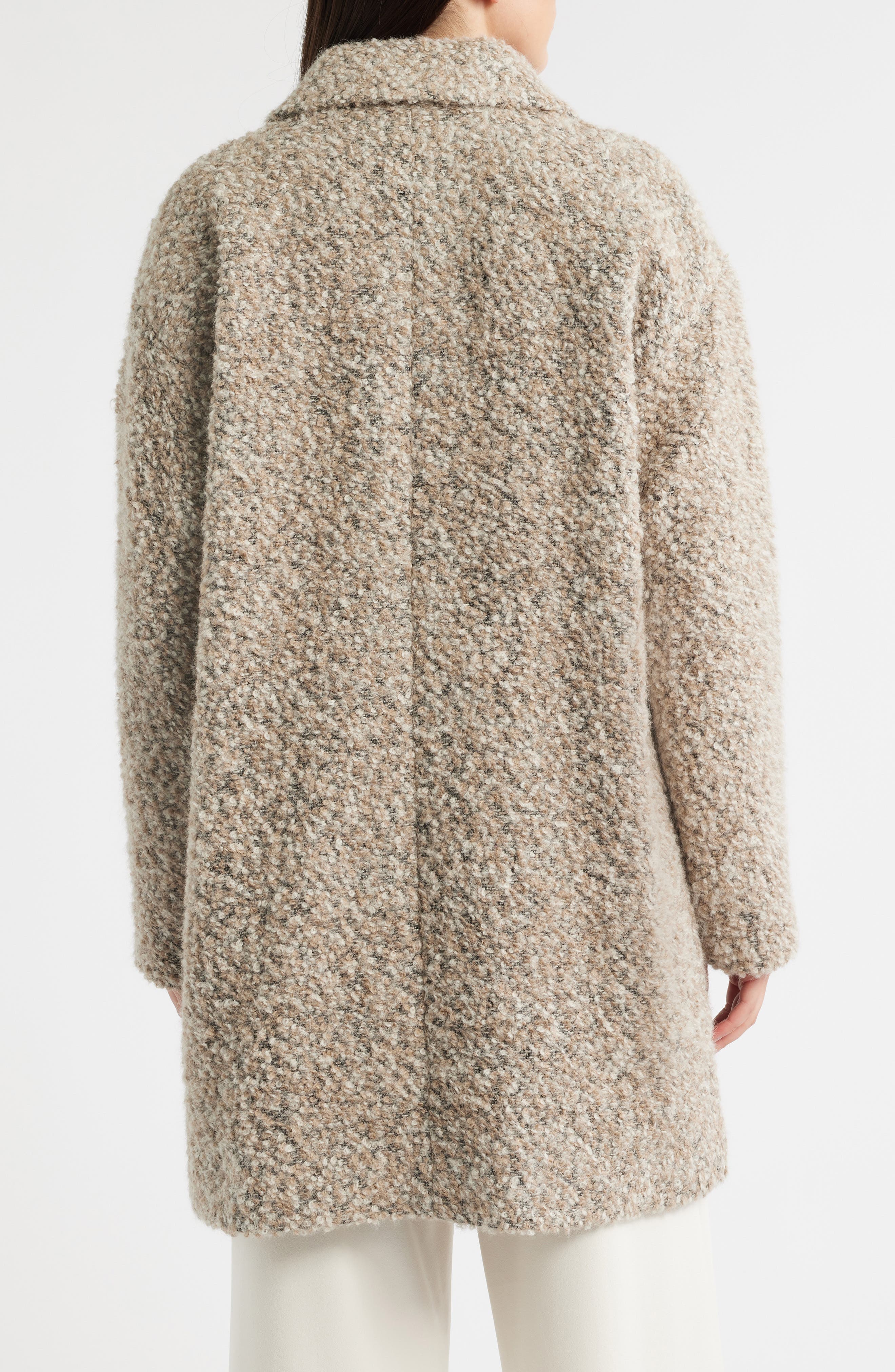 Notch Collar Long Coat - image 2