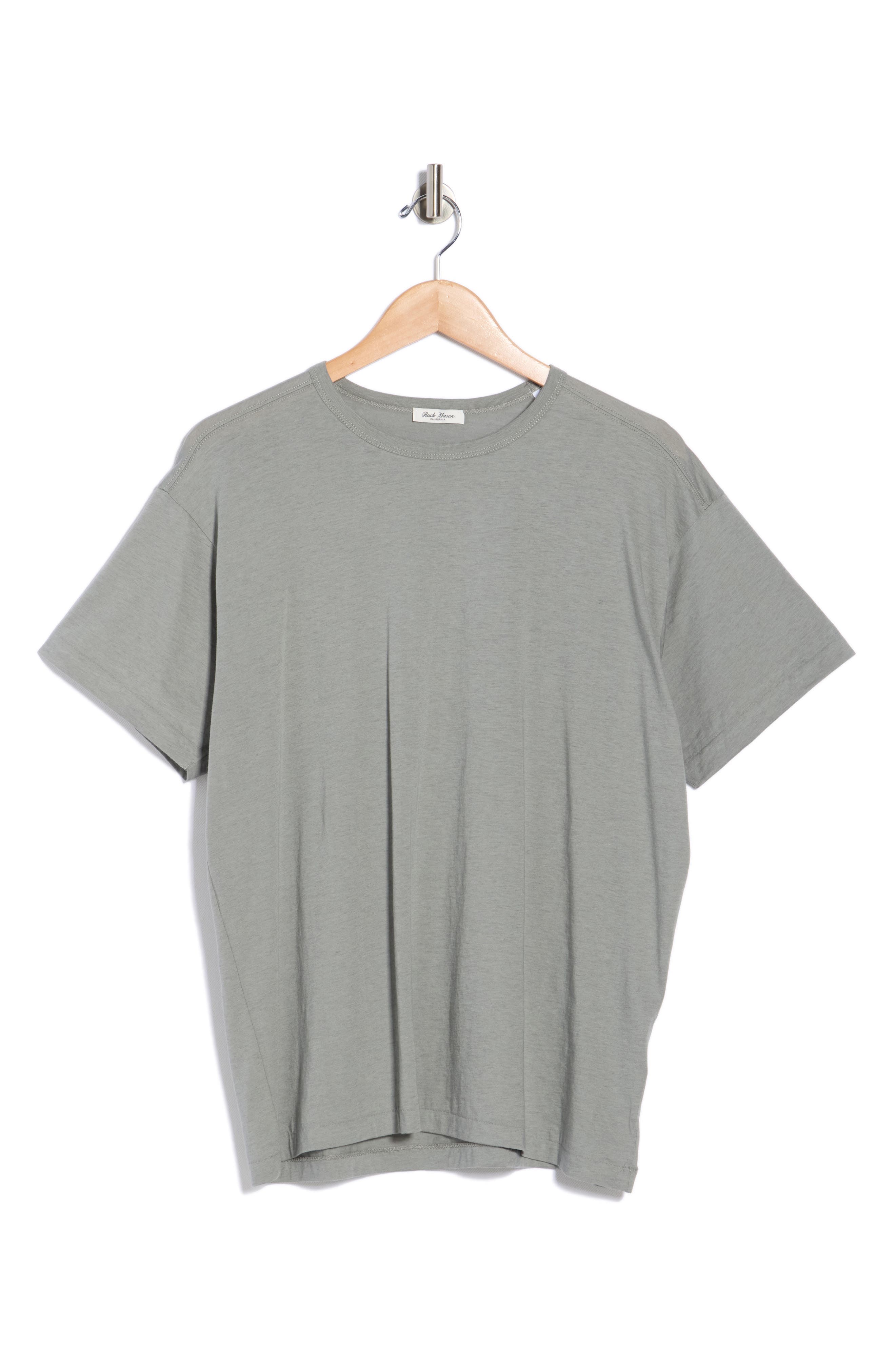 Cotton & Cashmere Blend Curved Hem T-Shirt