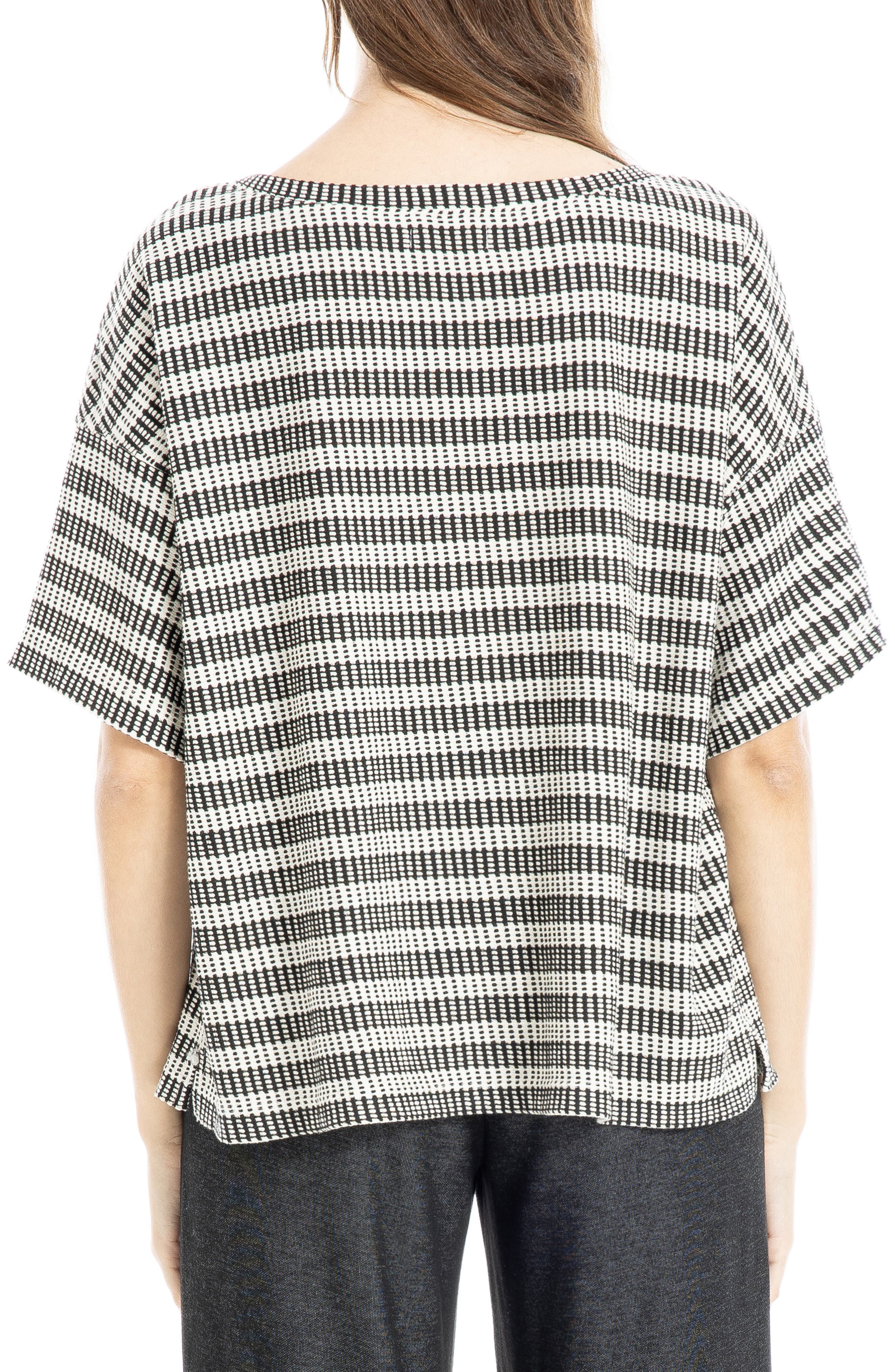 Flek Textured Stripe Boxy T-Shirt - image 2