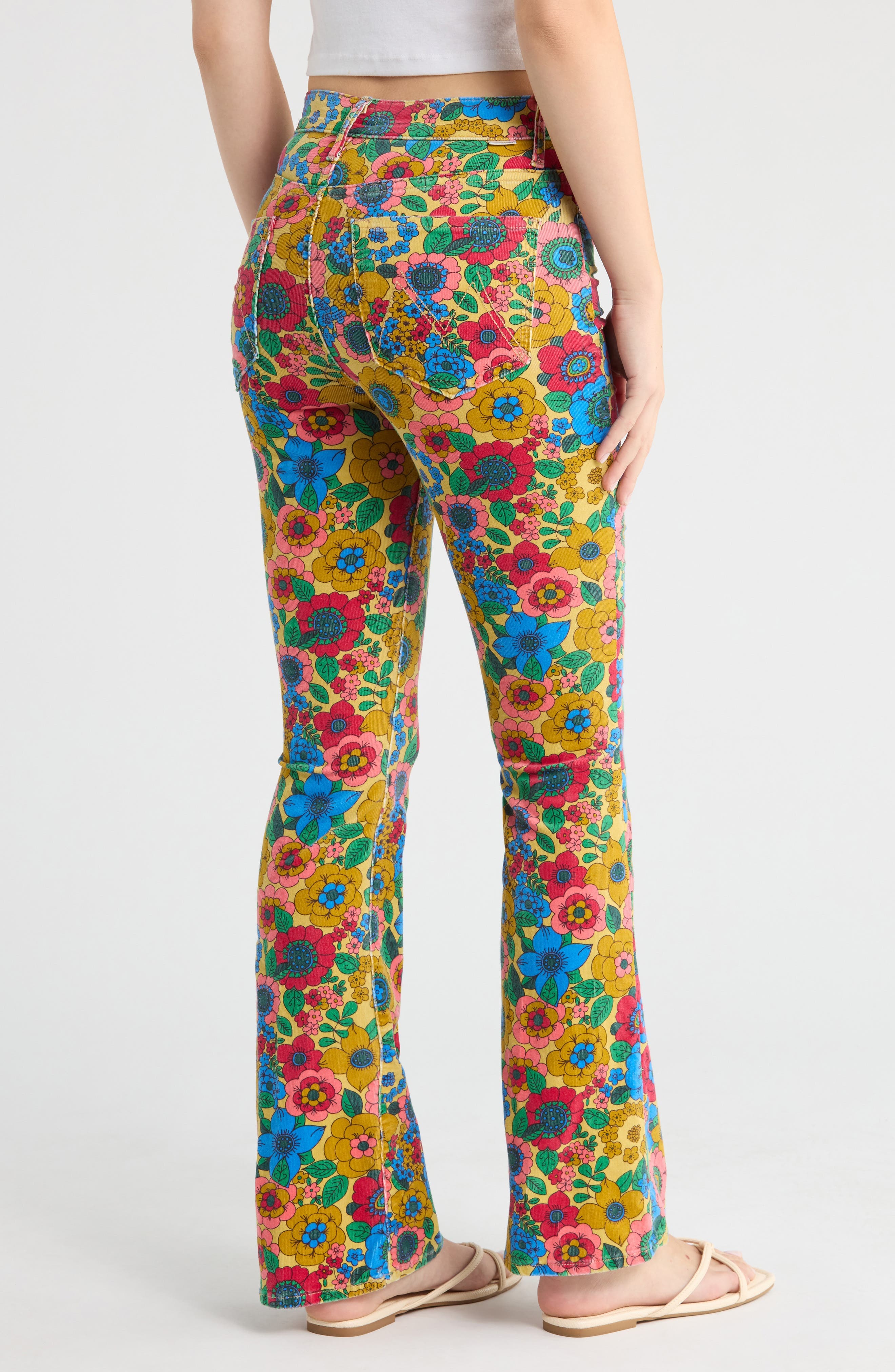 High Waist Weekend Skimp Flare Leg Jeans - image 2