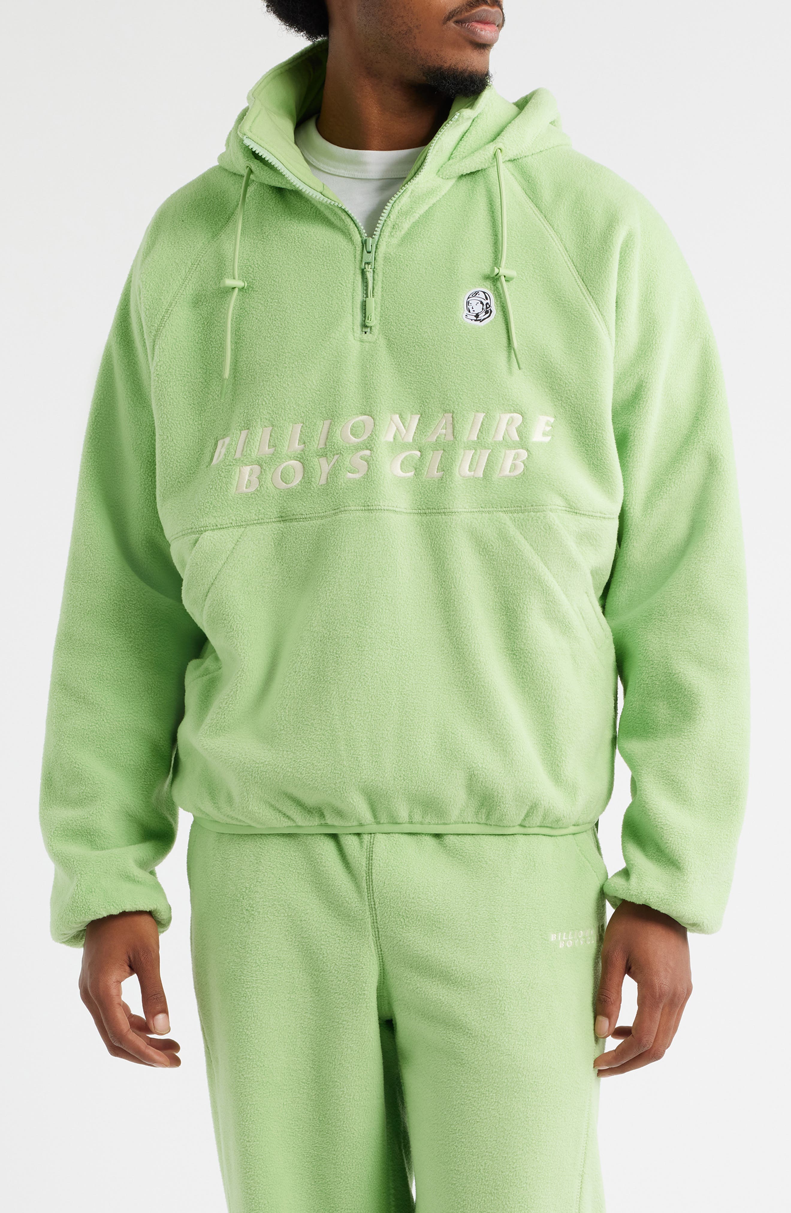 BB Windrunner Hooded Fleece Quarter Zip Pullover - image 3