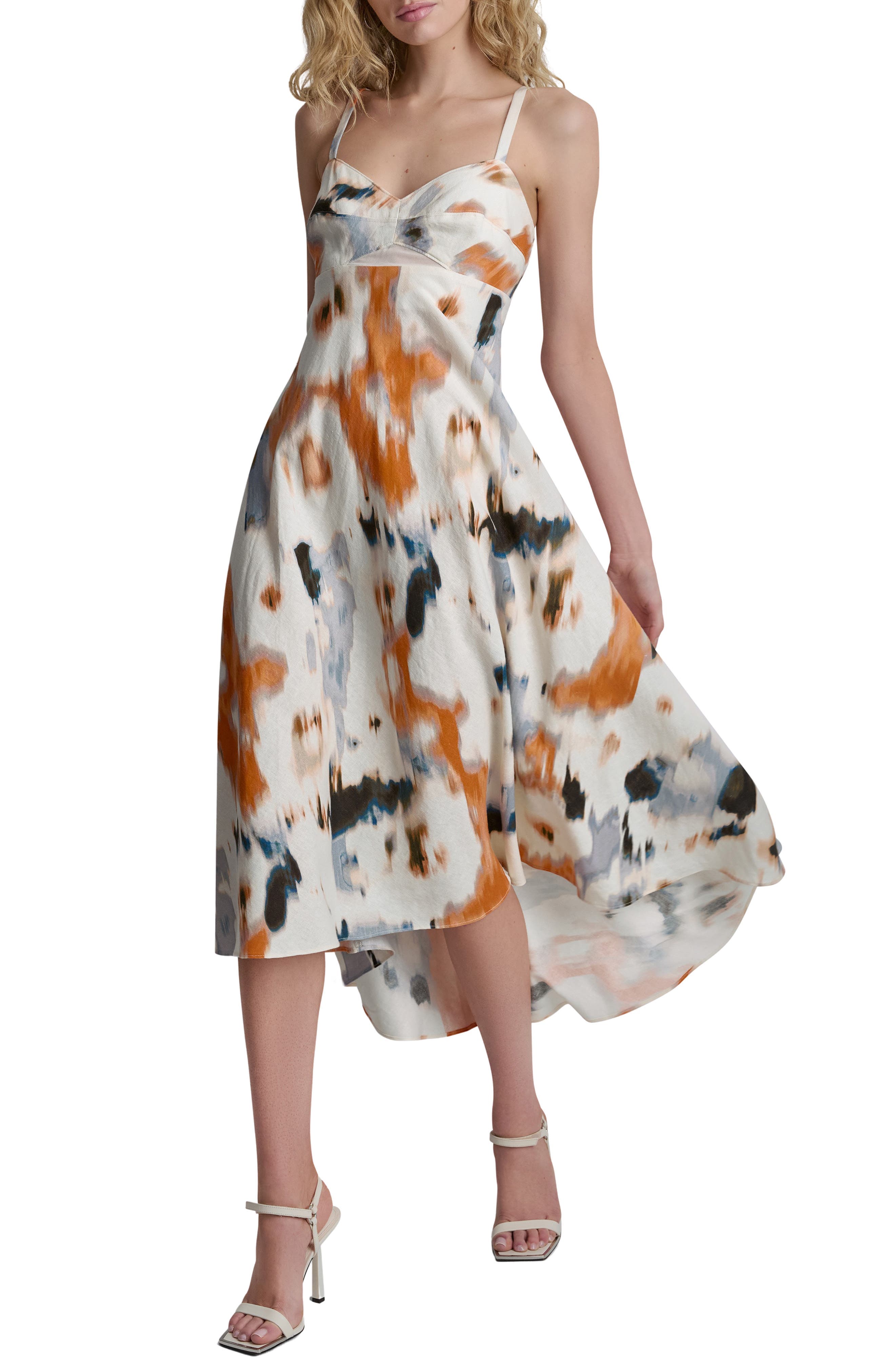 Abstract Print Sundress - image 1