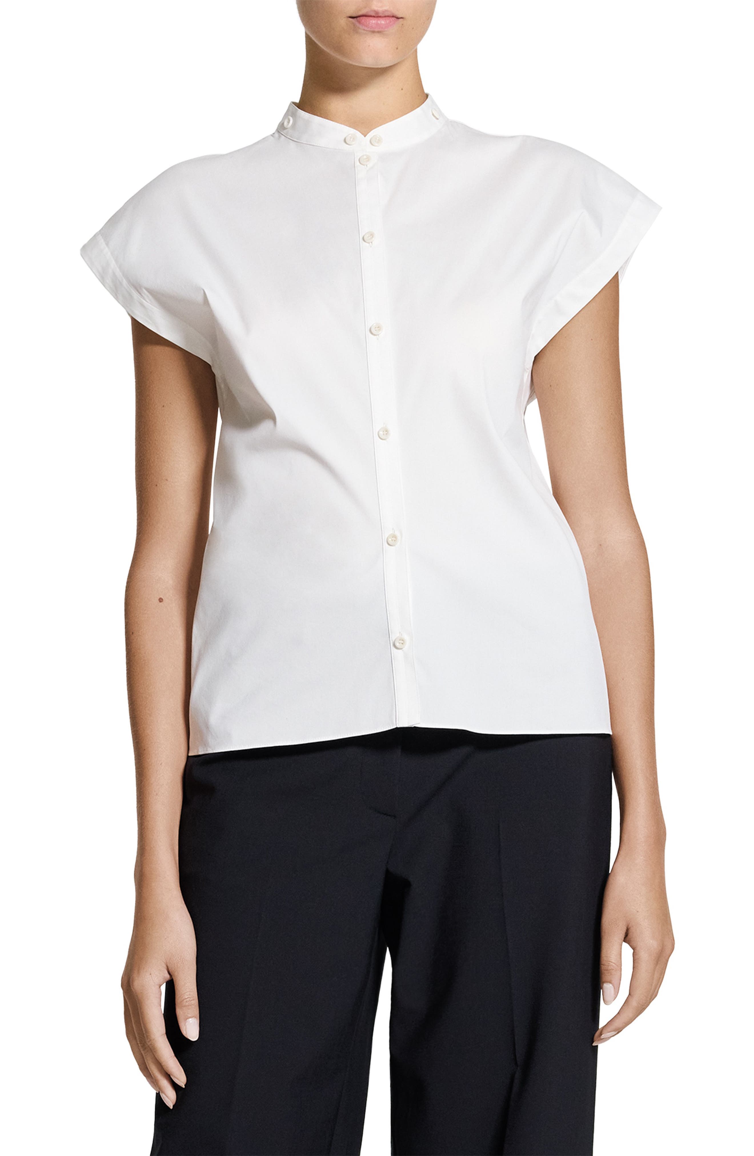 Good Sleeveless Button-Up Shirt - image 1