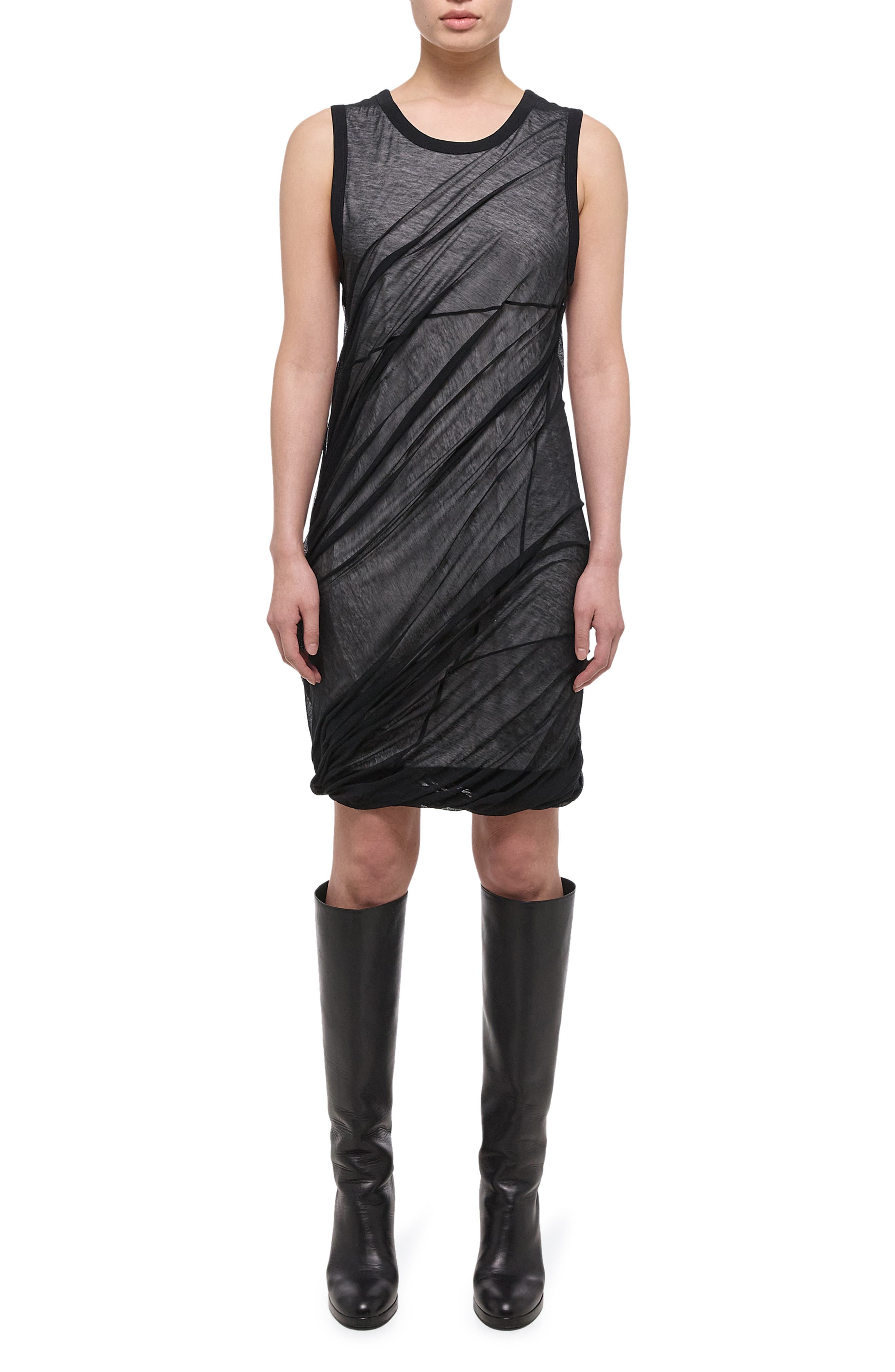 Bubble Hem Cotton Dress - image 1