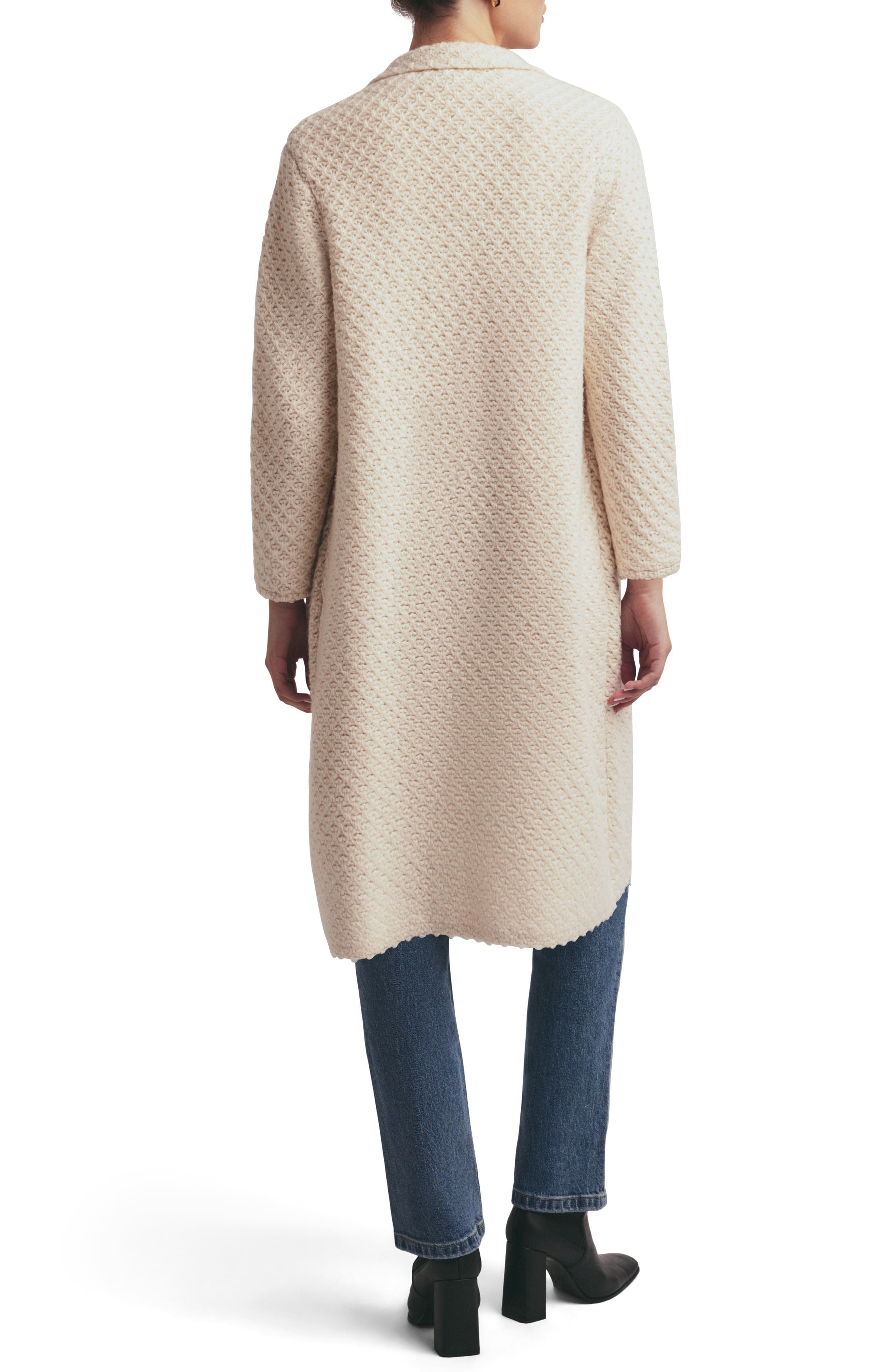 The Crochet Wool Blend Coat - image 2