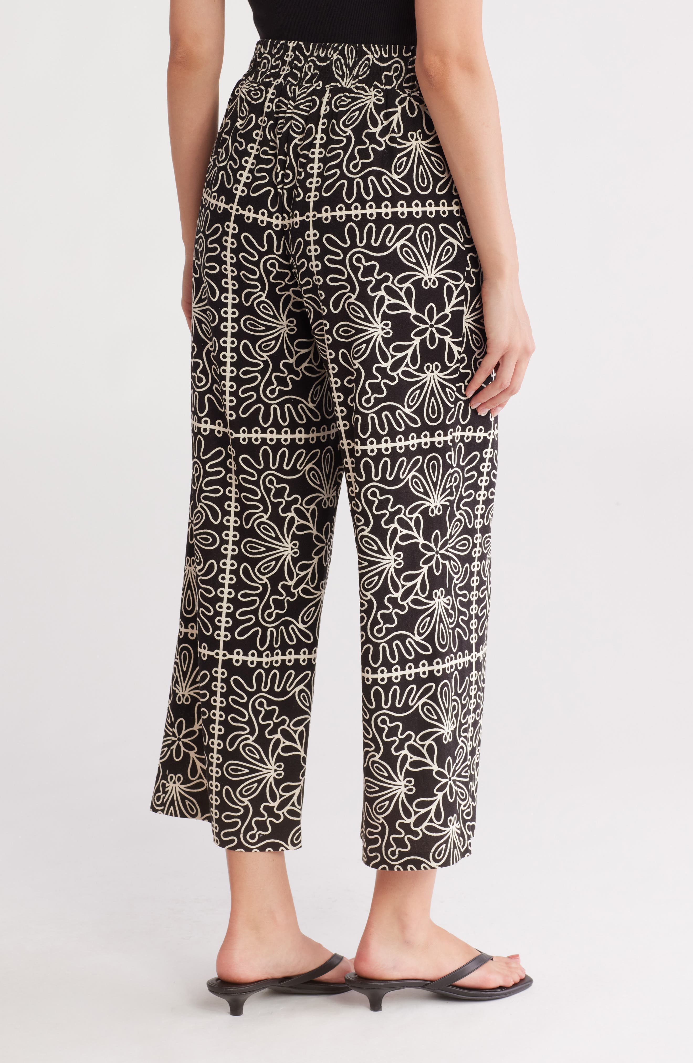 Floral Pull-On Pants - image 2