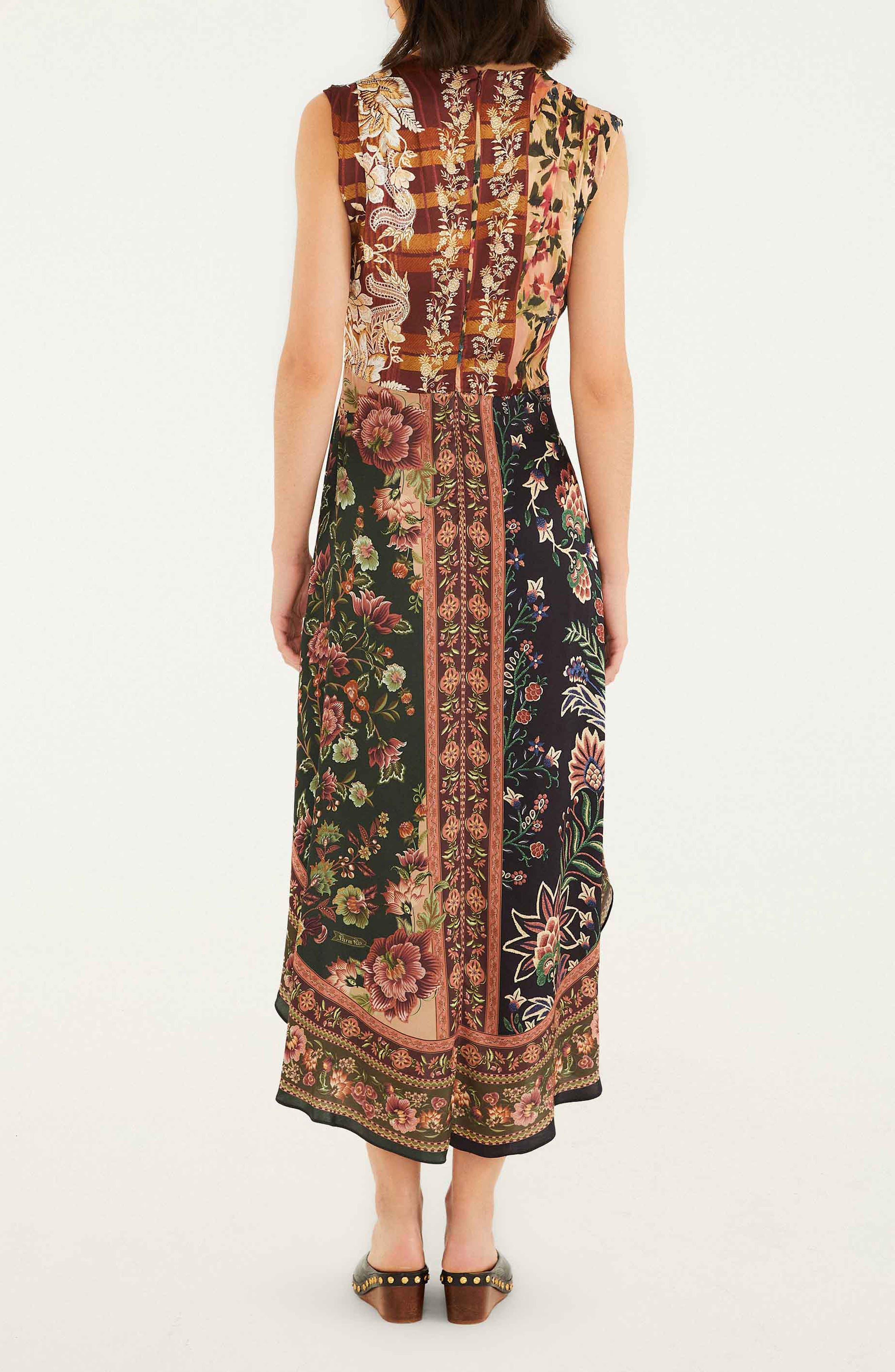 Winter Garden Mix Sleeveless Sundress - image 2