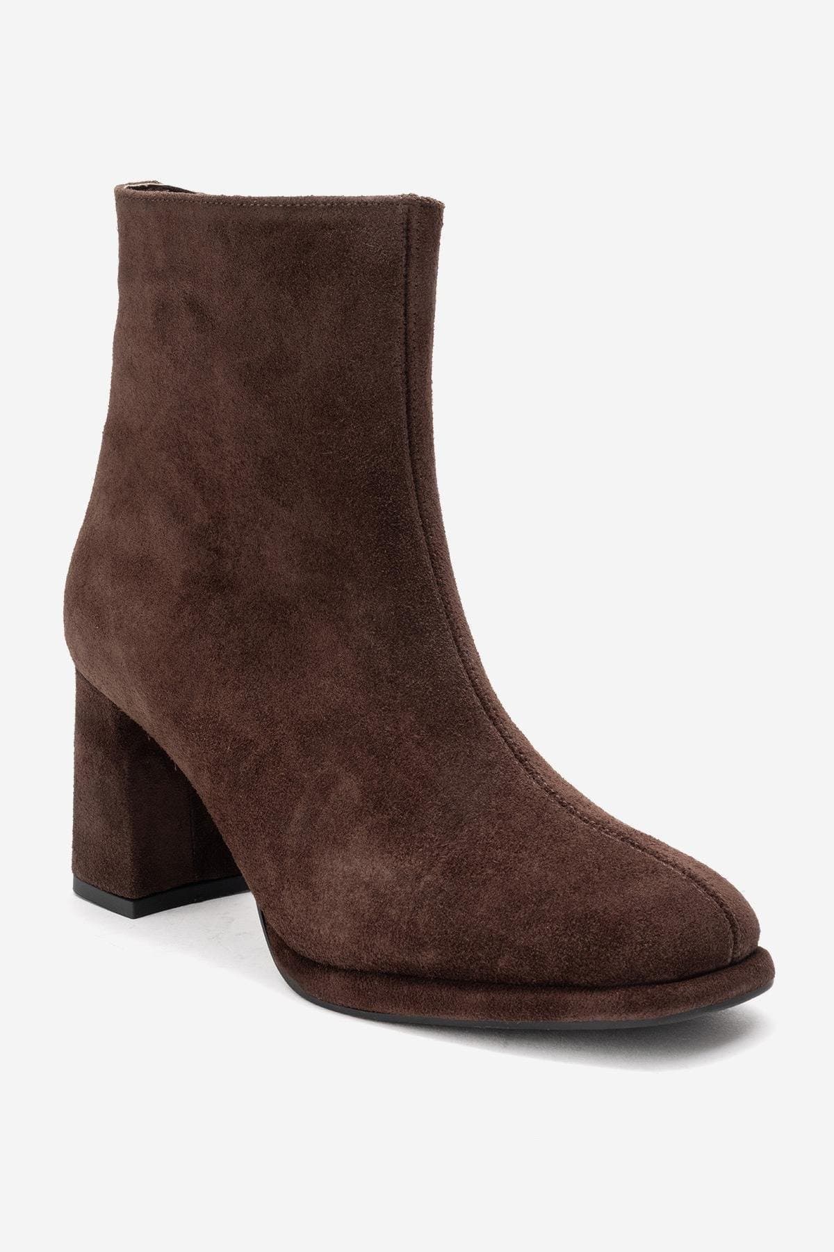 Napoli Leather Block Heel Boot - image 1