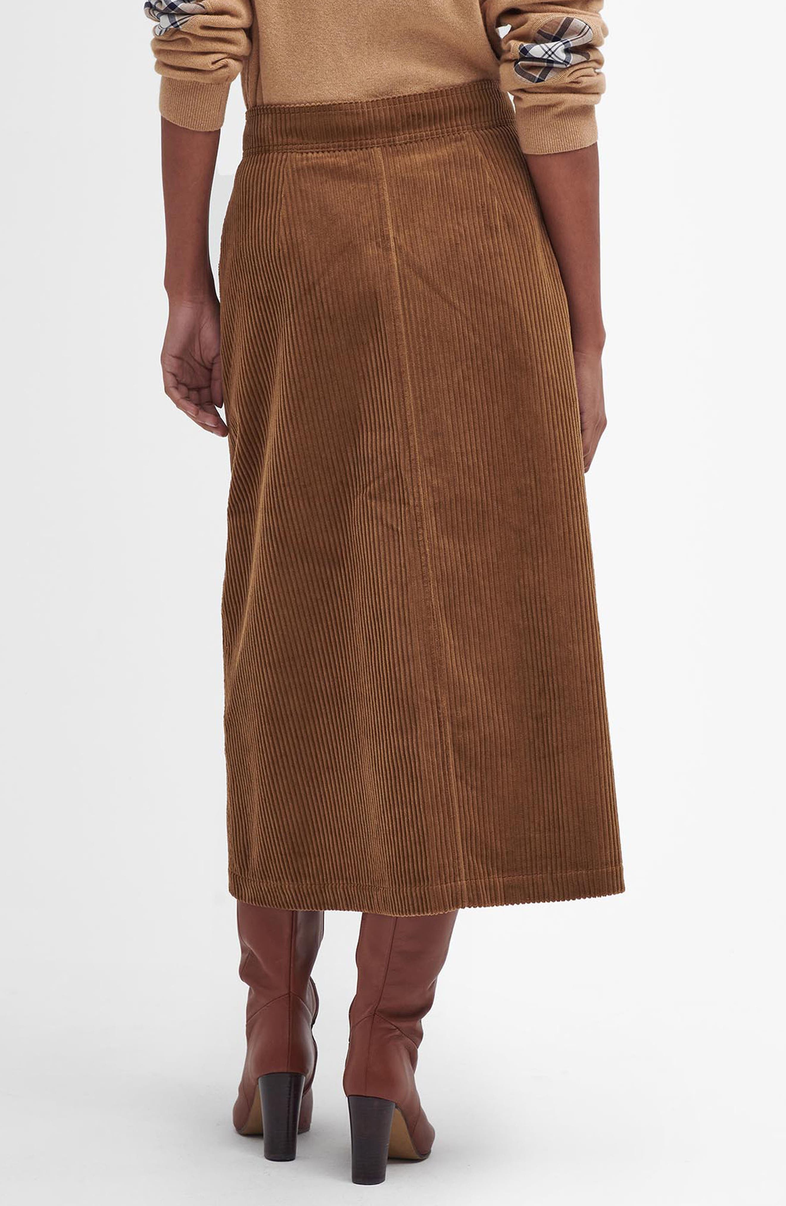 Samara Cotton Corduroy Midi Skirt - image 2