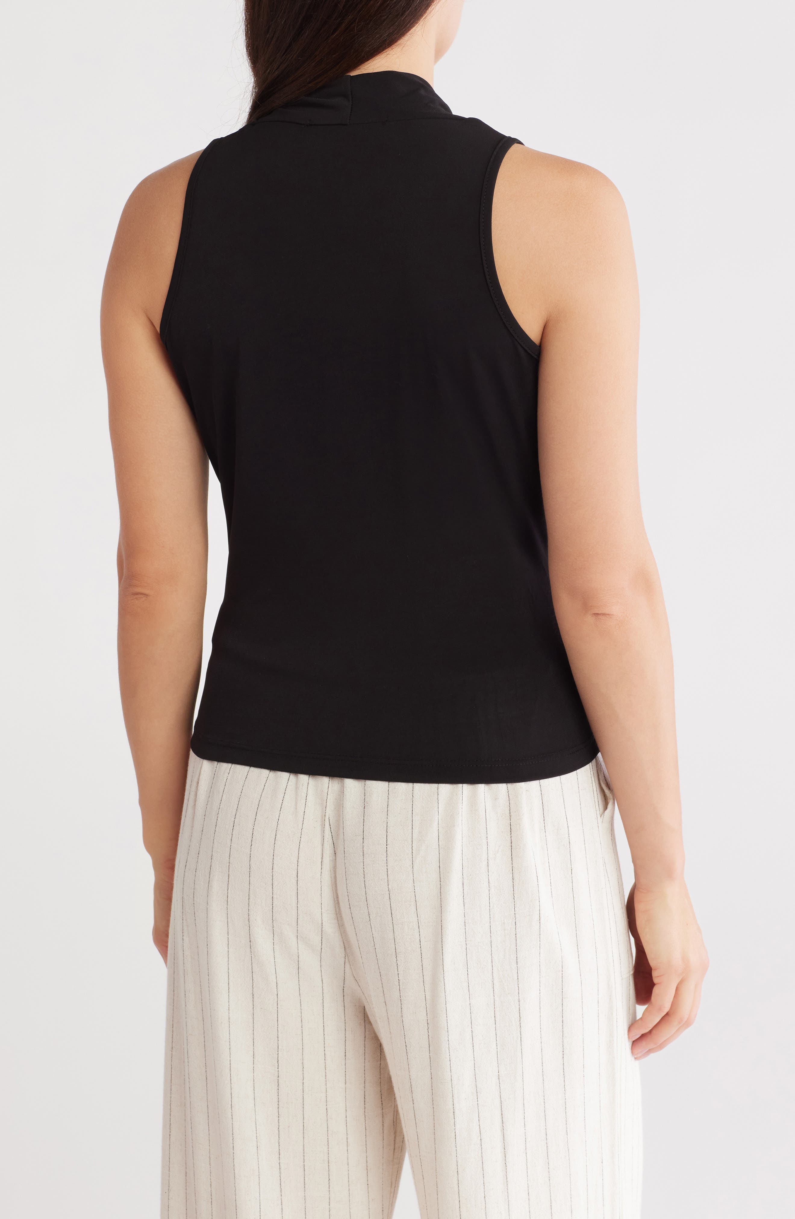 Surplice V-Neck Sleeveless Top - image 2