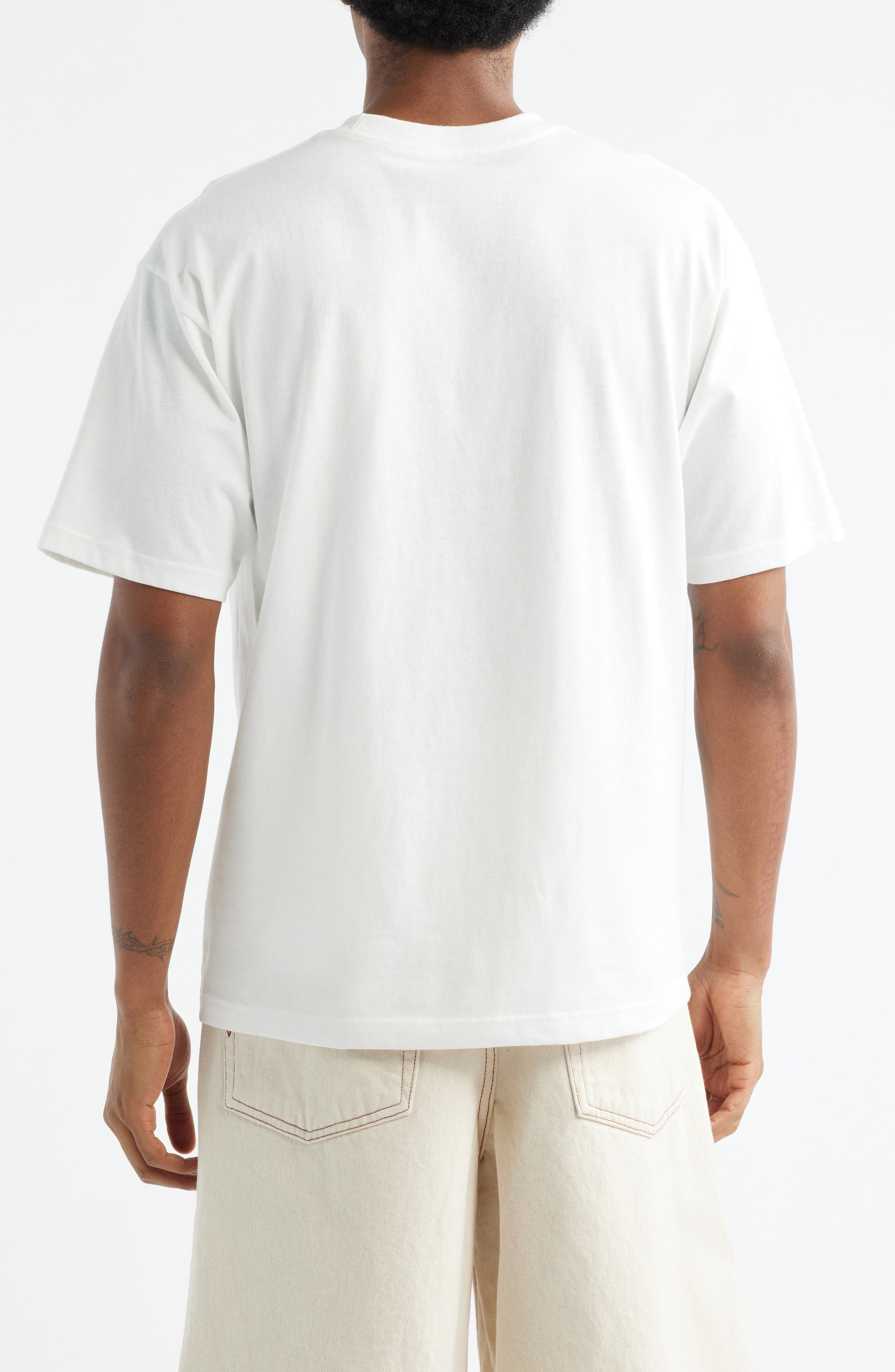 Wave Check Cotton Graphic T-Shirt - image 2