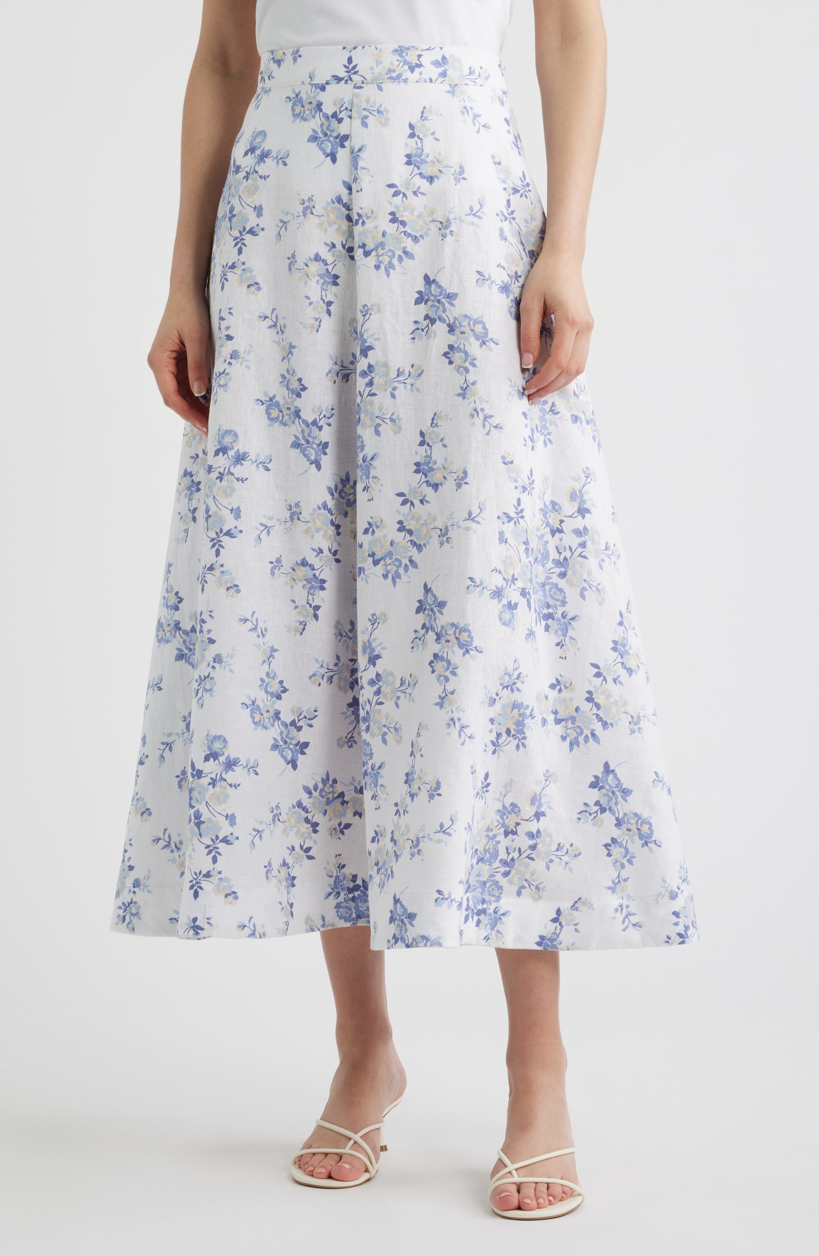 Peony Floral Skirt - image 1