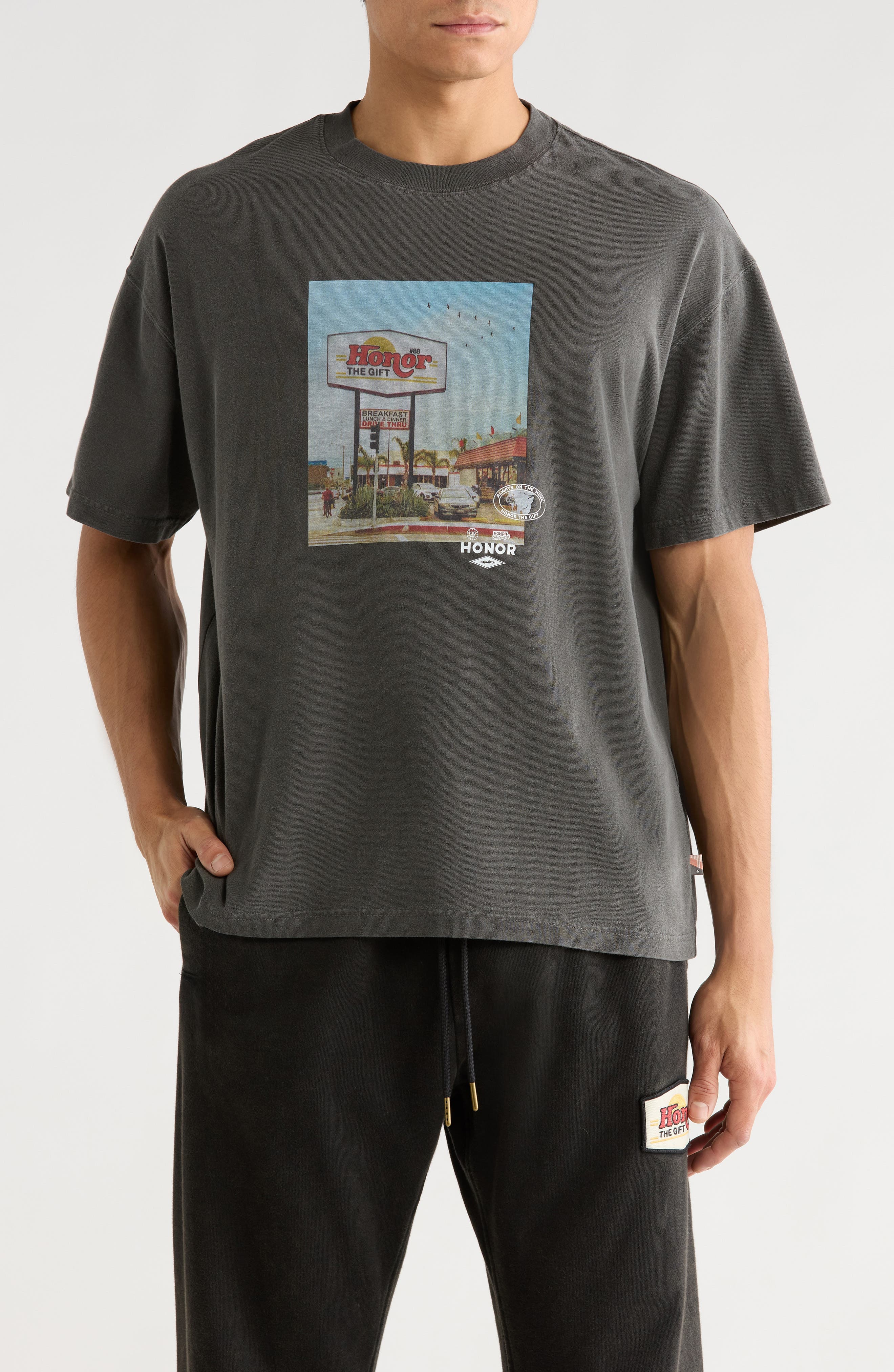 Dining Cotton Graphic T-Shirt - image 1