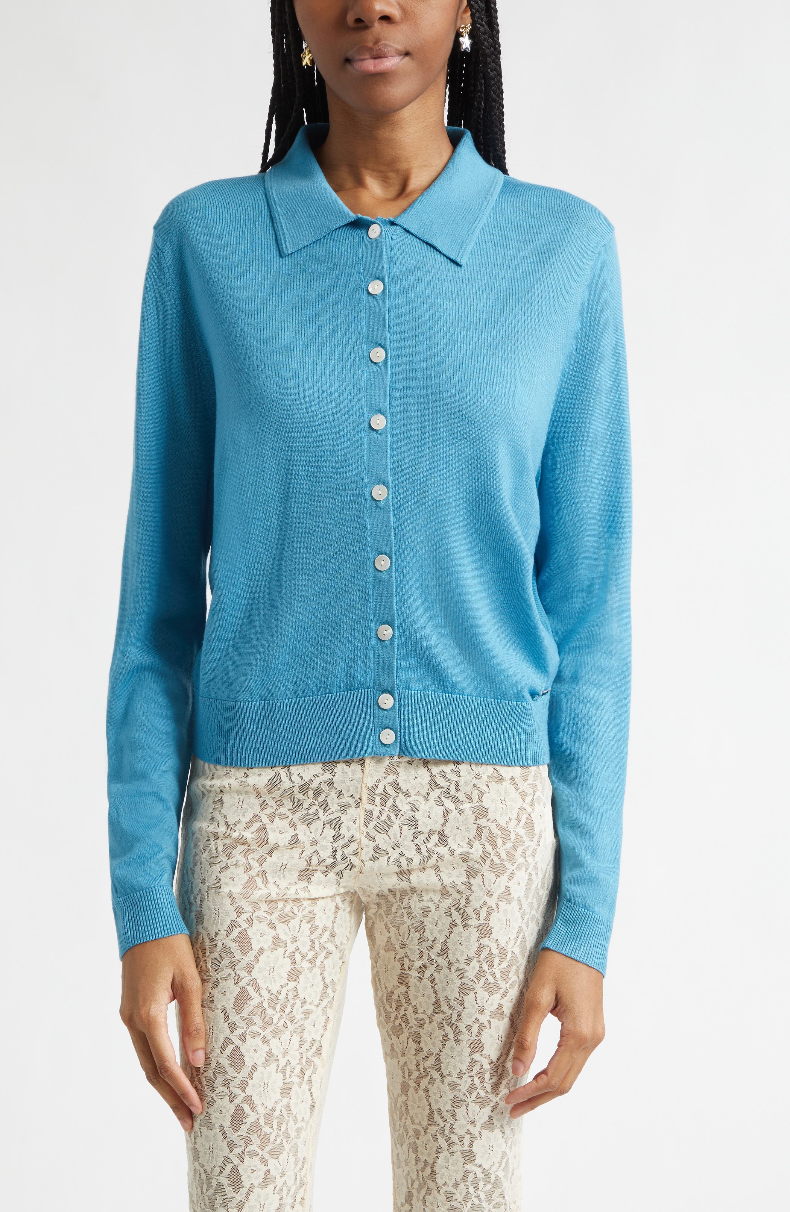 Ley Merino Wool Cardigan - image 3