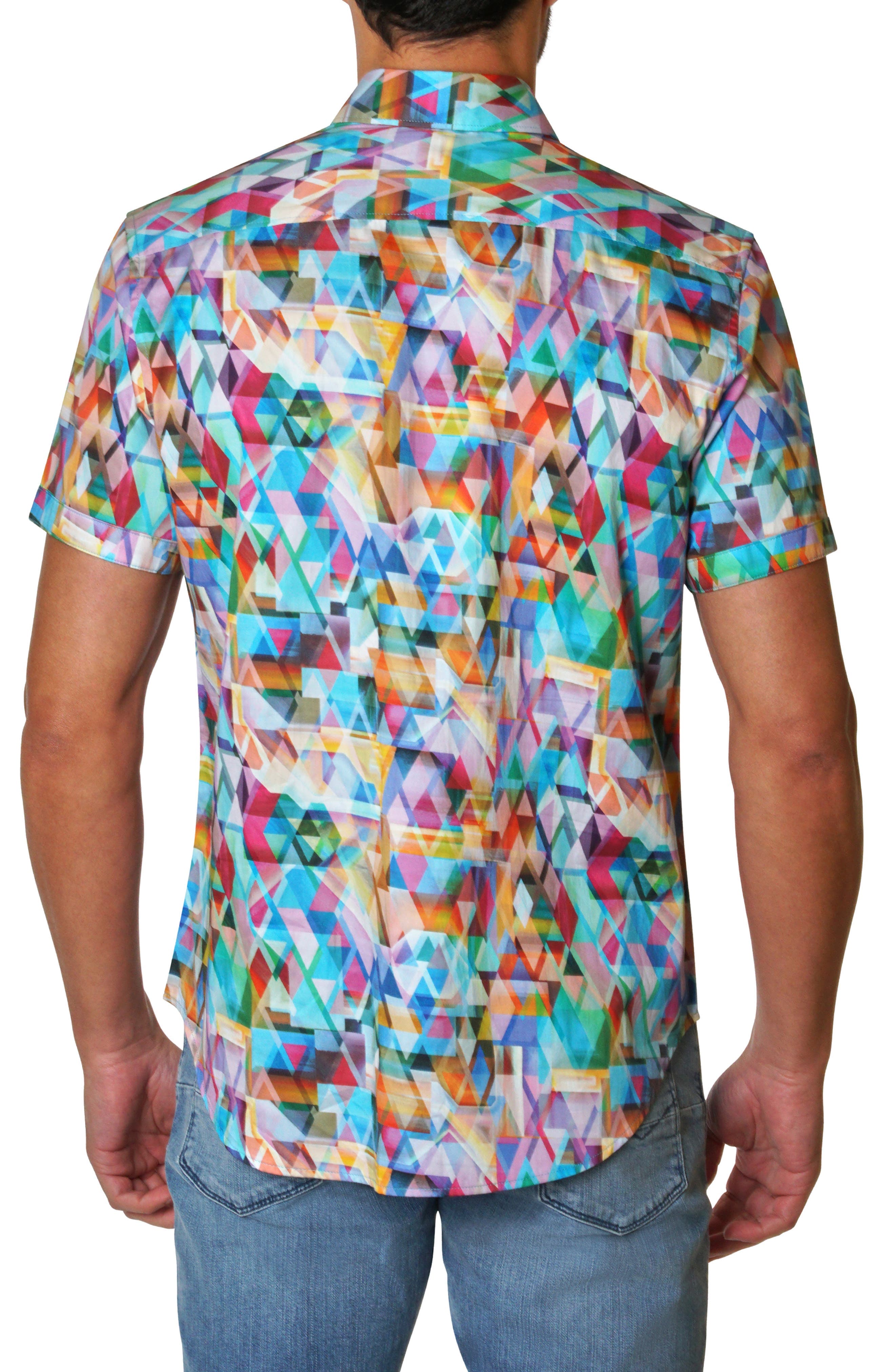 Multi Geo Print Short Sleeve Shirt - image 2
