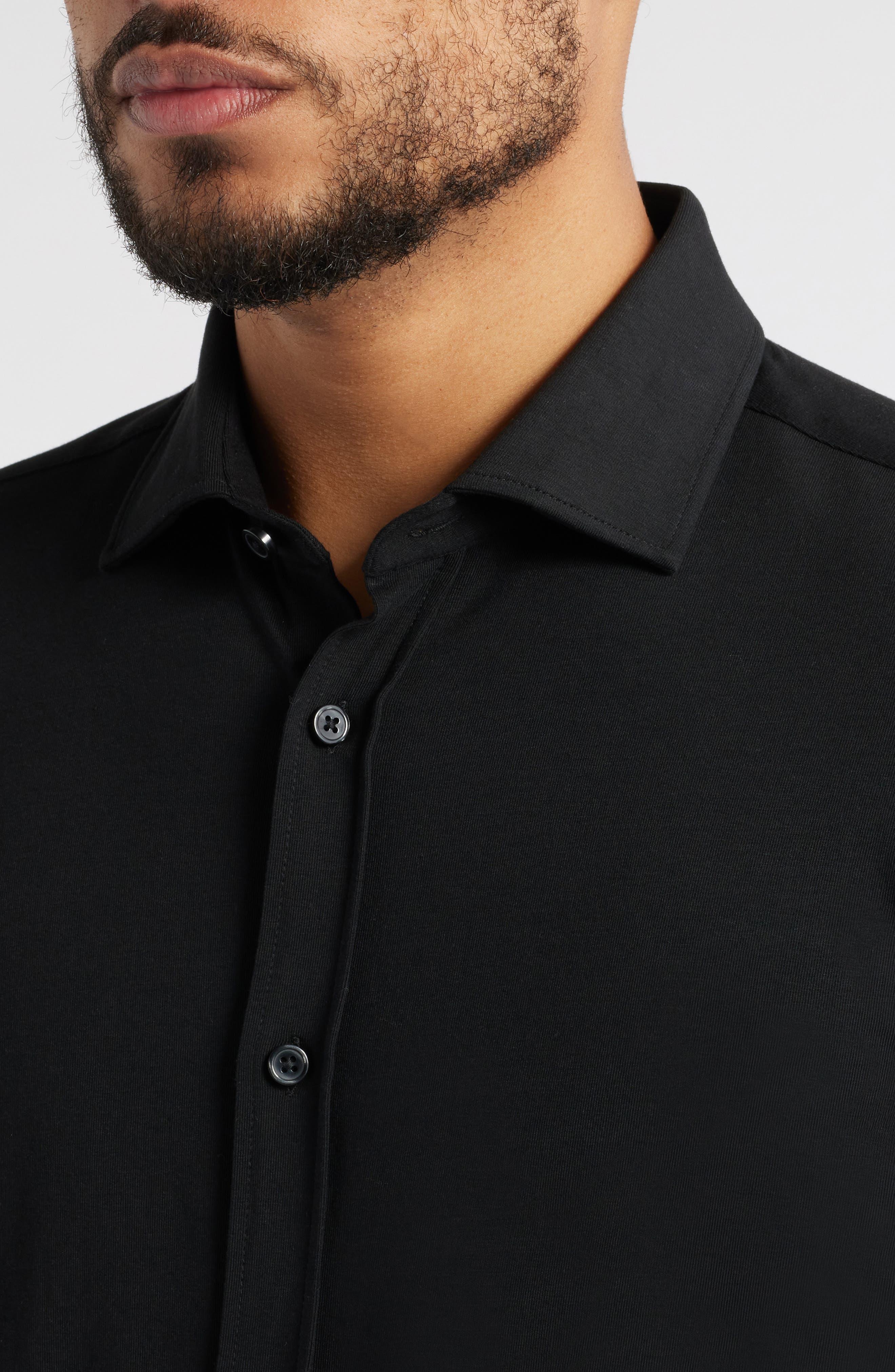 Roan Knit Short Sleeve Button-Up - image 2
