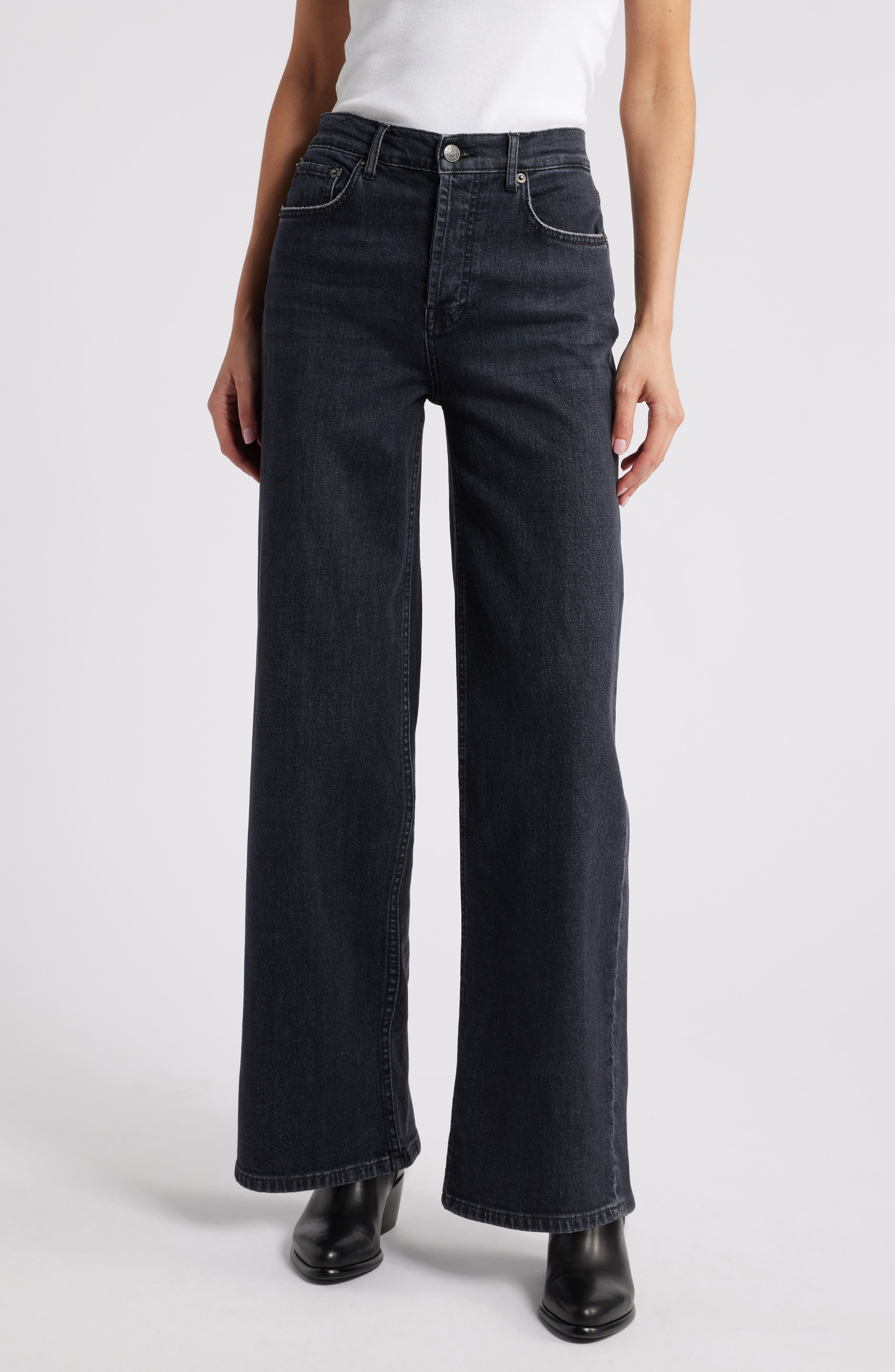 Getty High Waist Wide Leg Jeans - image 1