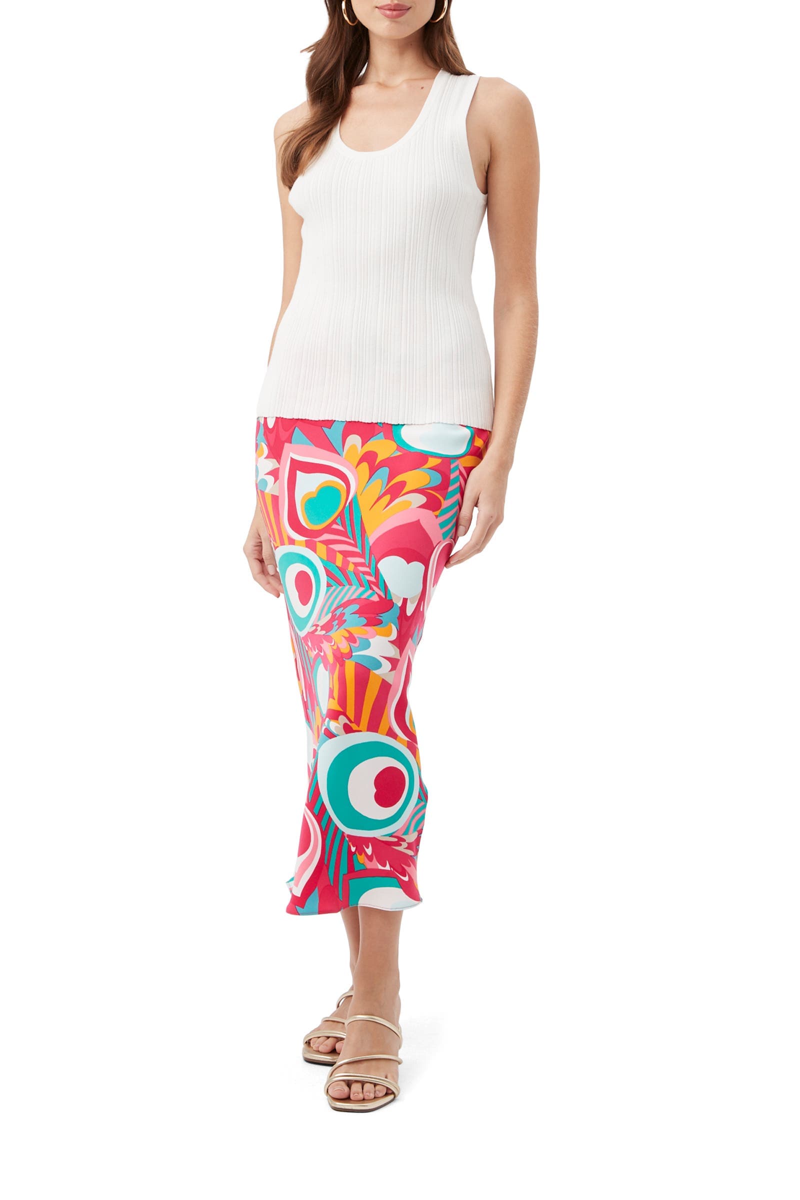 Printed Lighten Up 2 Slip Skirt - image 1