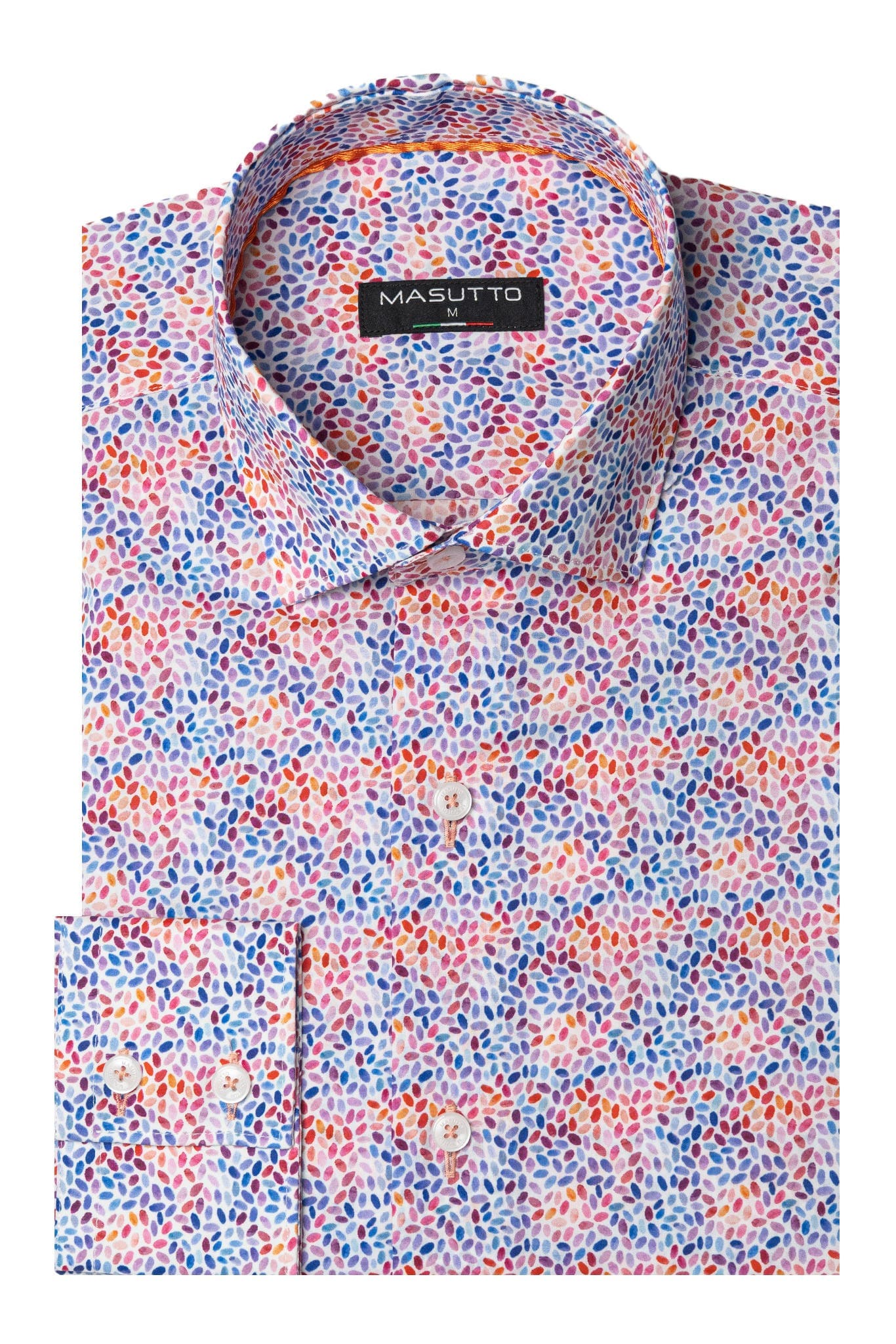 Bitto Print Button-Up Long Sleeve Shirt - image 1