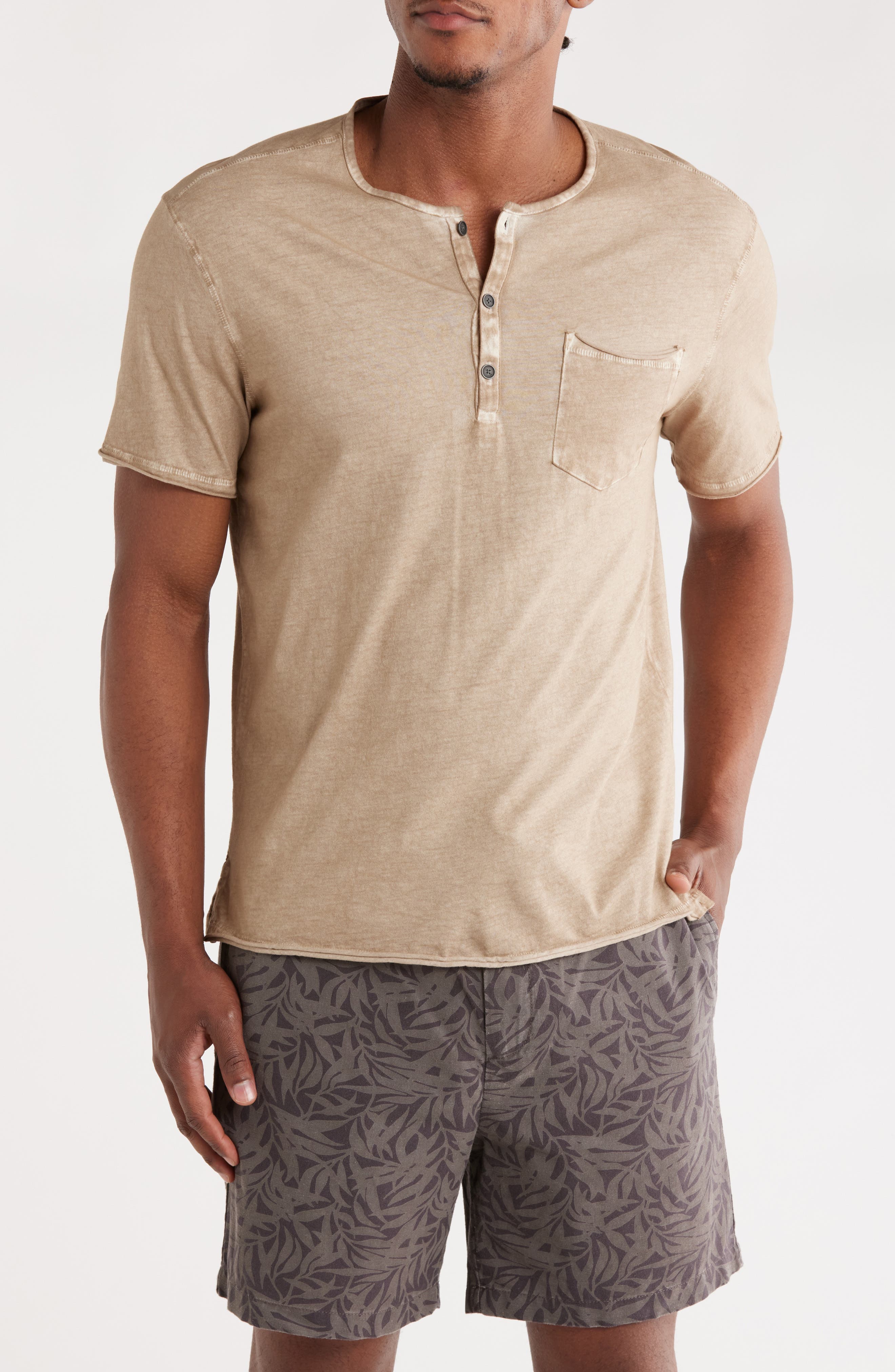 Rex Sublime Wash Organic Cotton Short Sleeve Henley - image 3