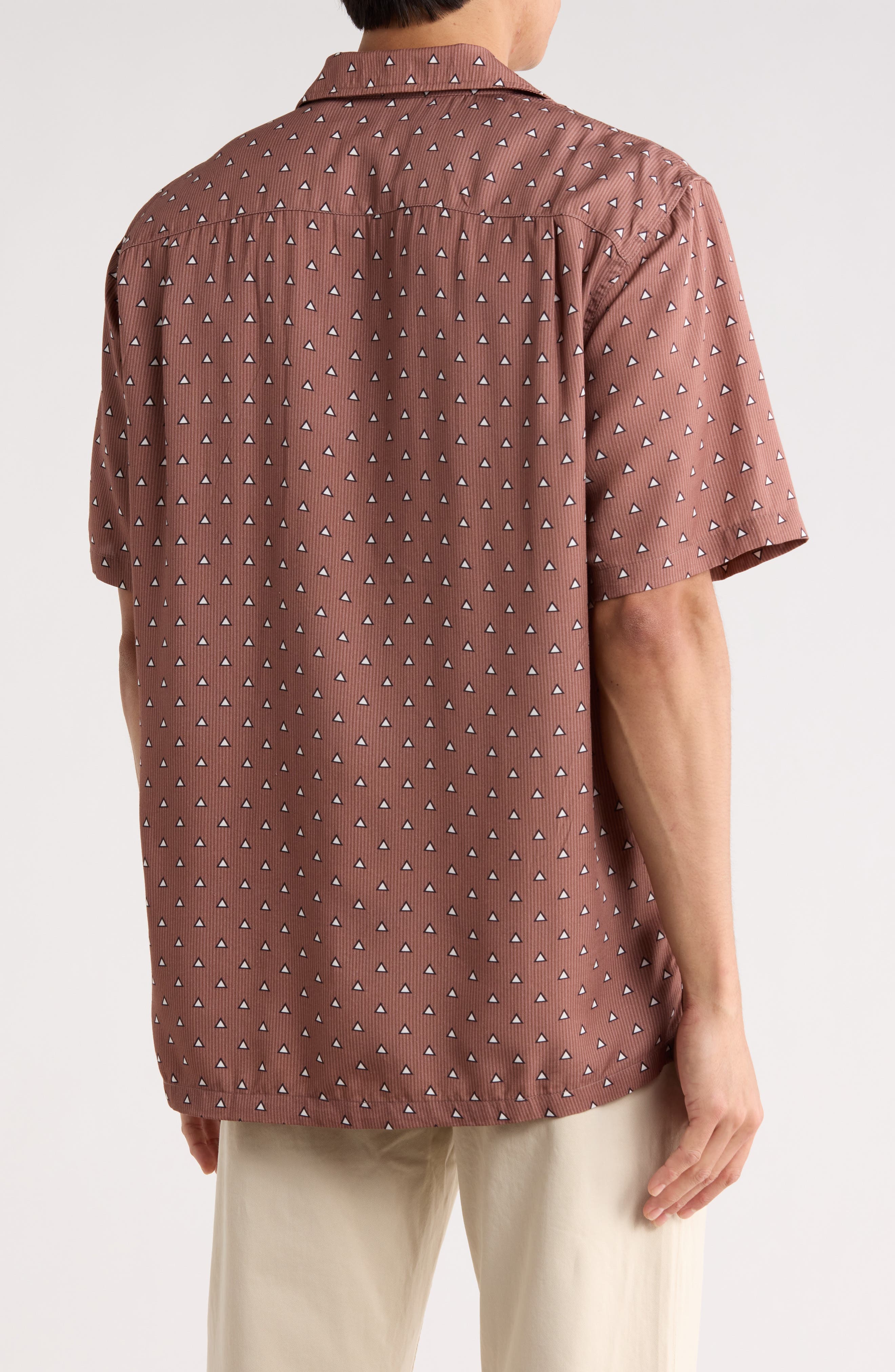 Alan Geo Print Camp Shirt - image 2