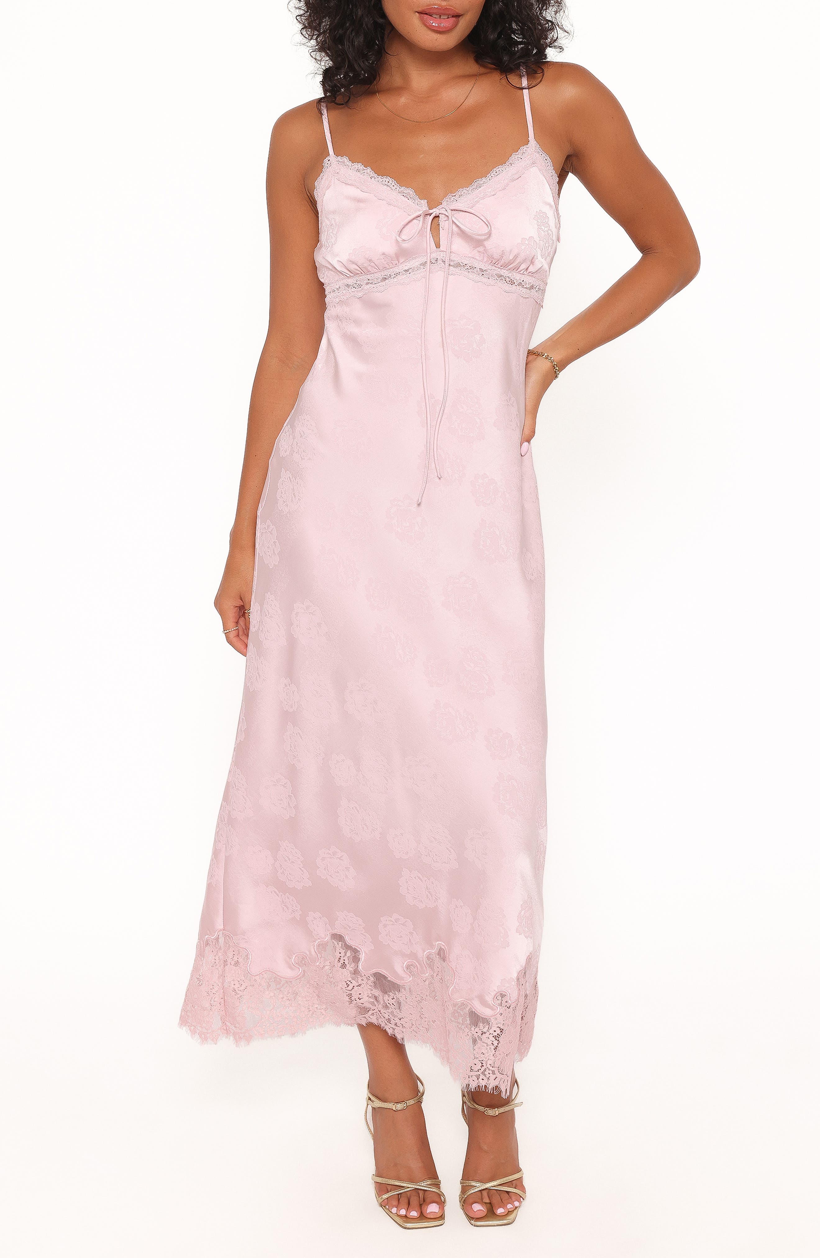 Melita Lace Sleeveless Maxi Dress - image 1