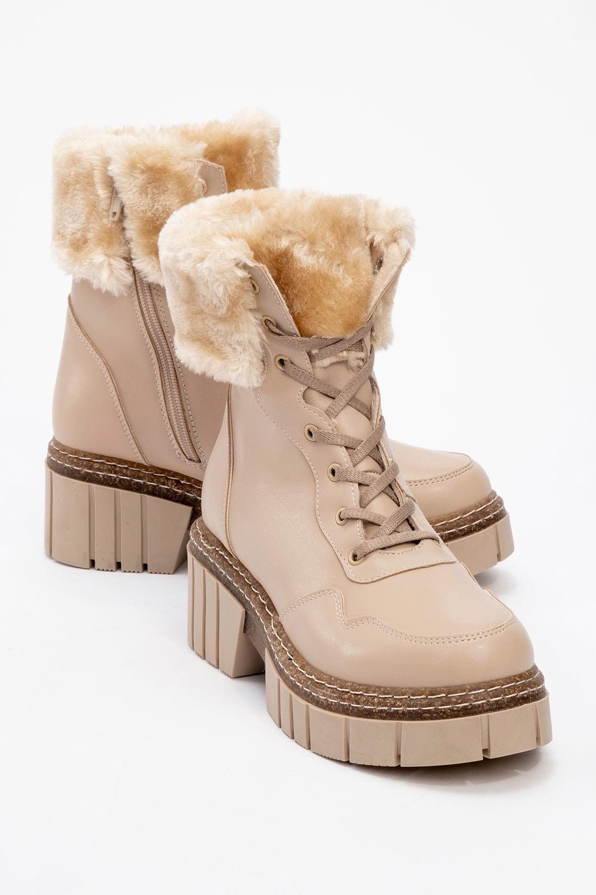 Faith Fur Chunky Boot - image 2
